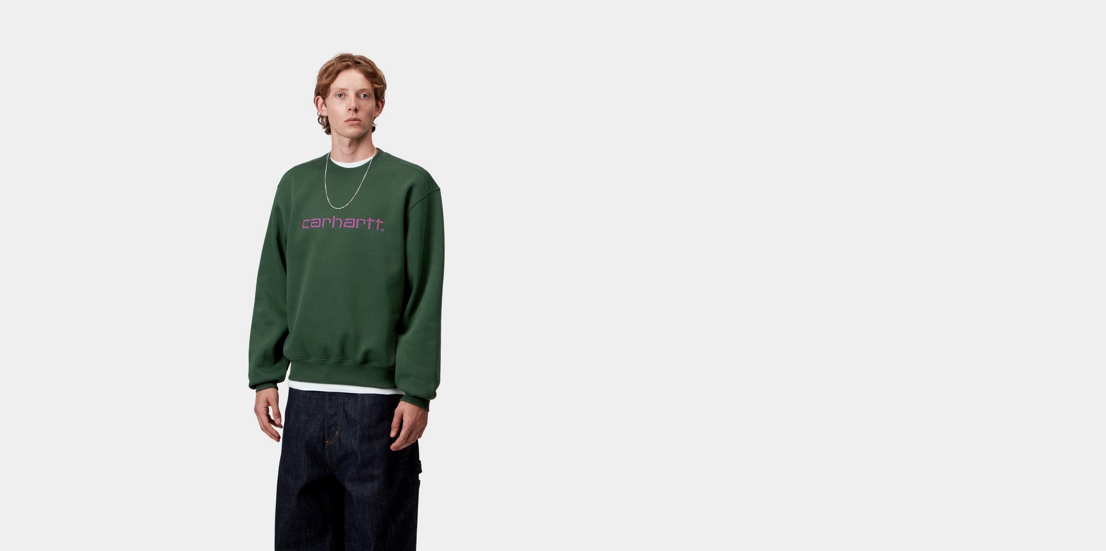 Carhartt WIP Carhartt Sweatshirt, Sycamore Tree / Phlox | Official