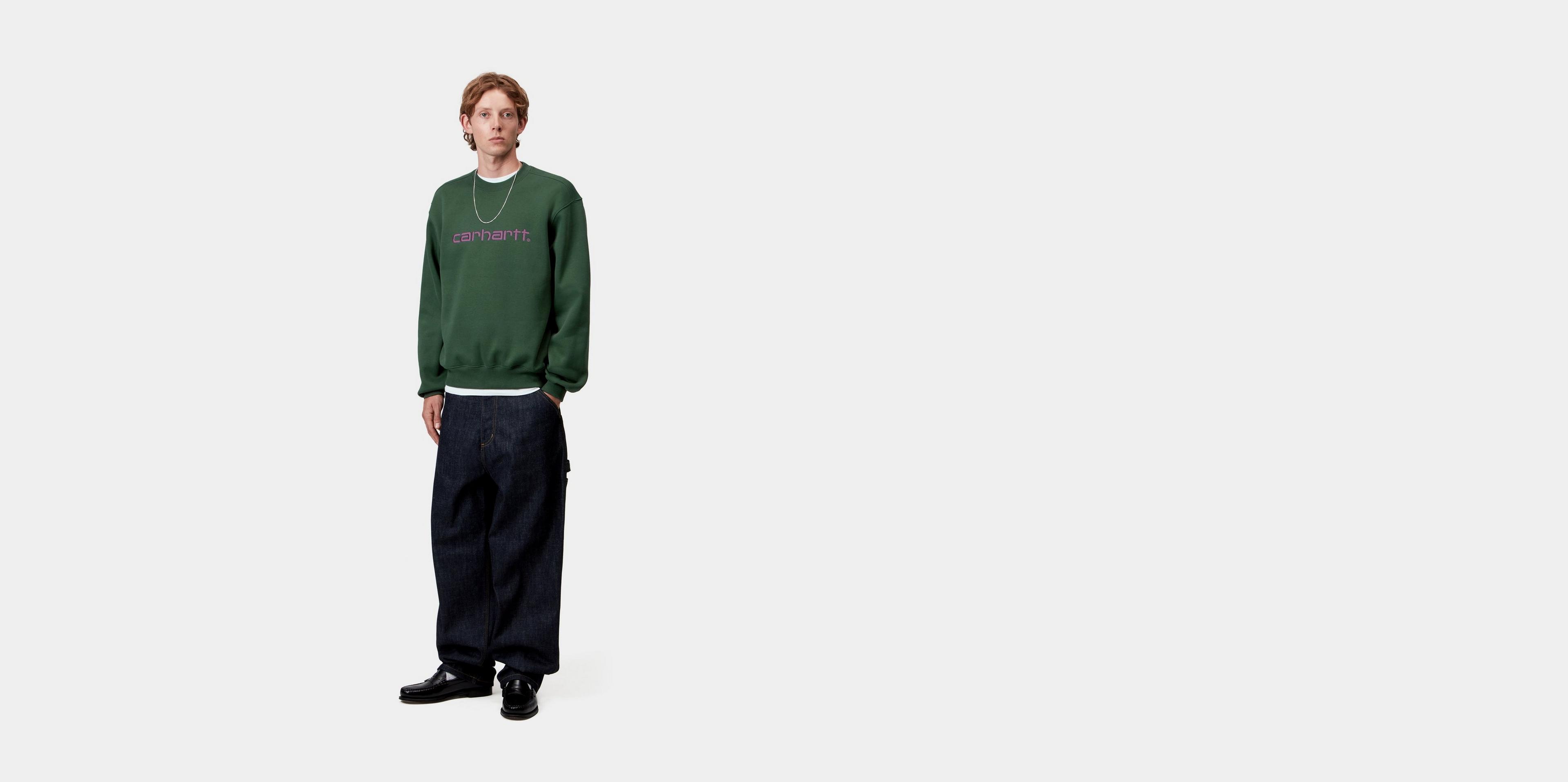 Carhartt WIP Carhartt Sweatshirt, Sycamore Tree / Phlox | Official