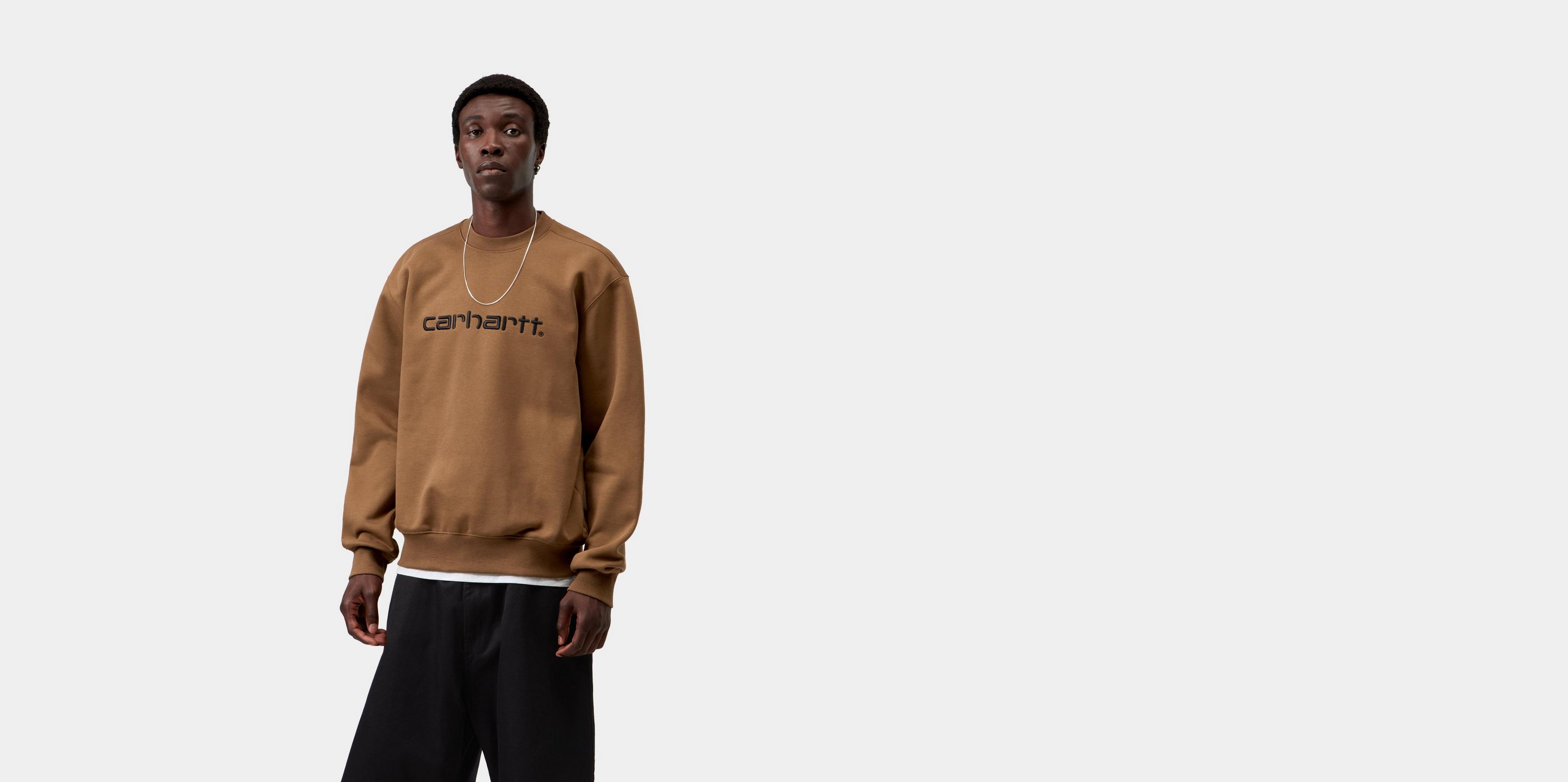 Carhartt WIP Carhartt Sweatshirt, WIP H Brown / Black | Official