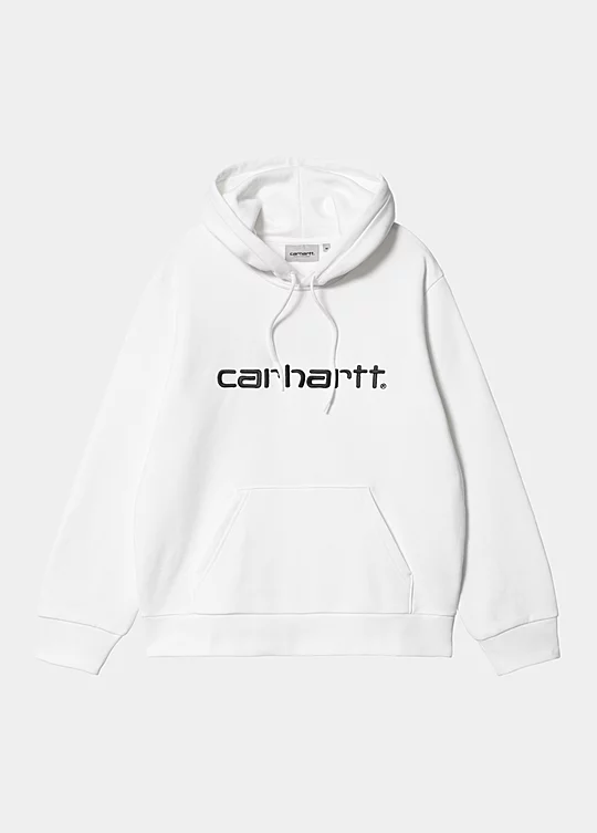 Carhartt WIP Hooded Carhartt Sweat Blanc