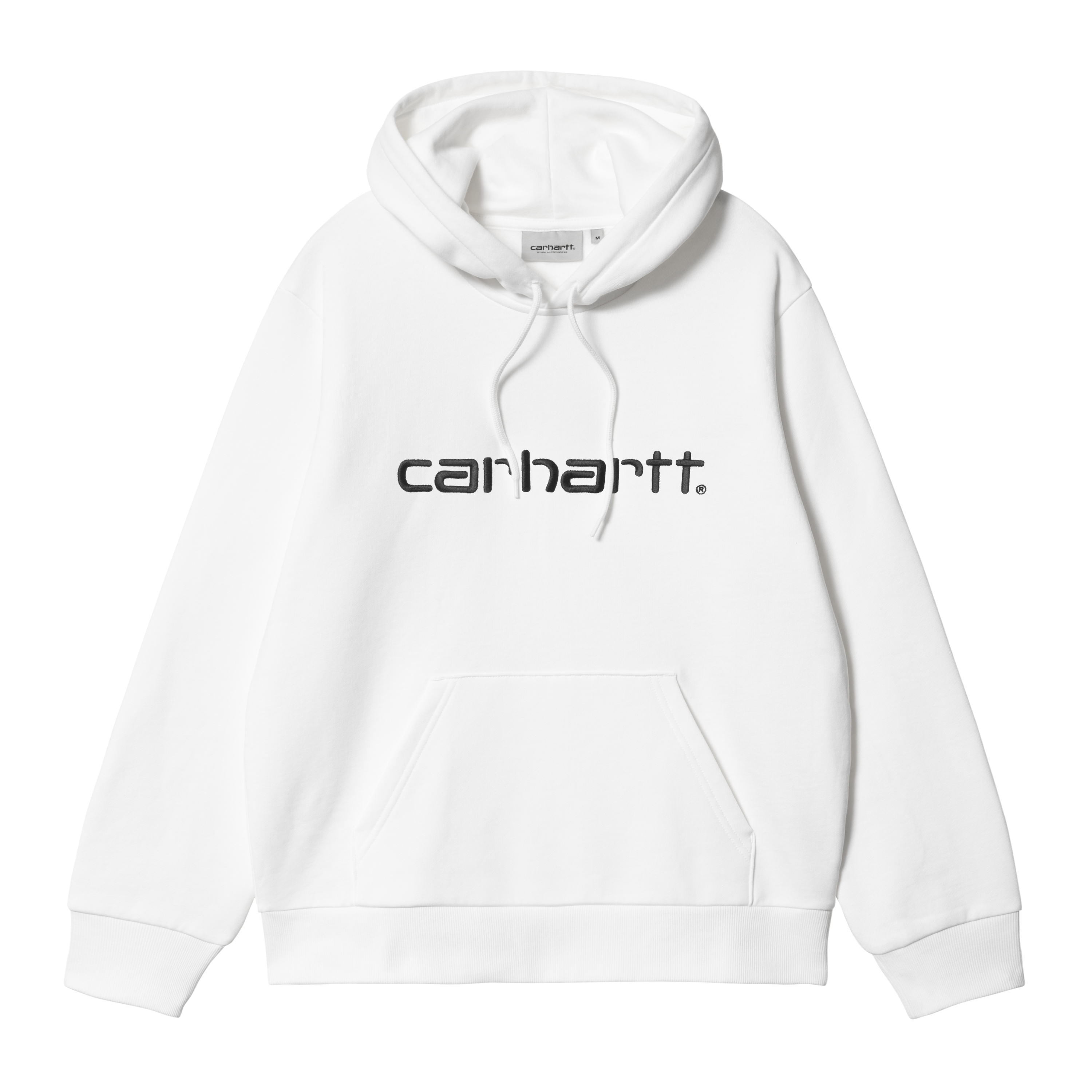 Carhartt WIP Hooded Carhartt Sweatshirt in White
