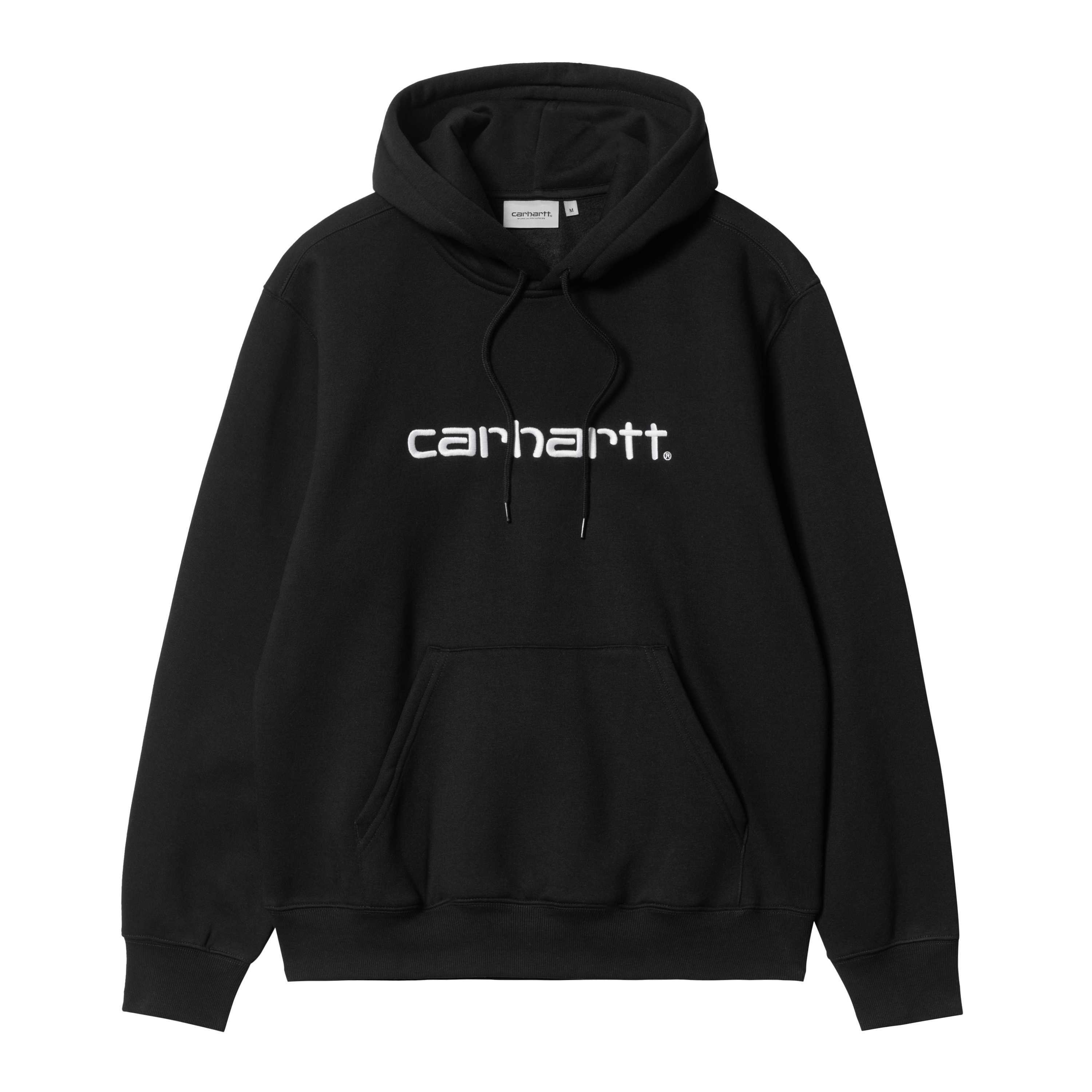 Carhartt WIP Hooded Carhartt Sweatshirt in Black