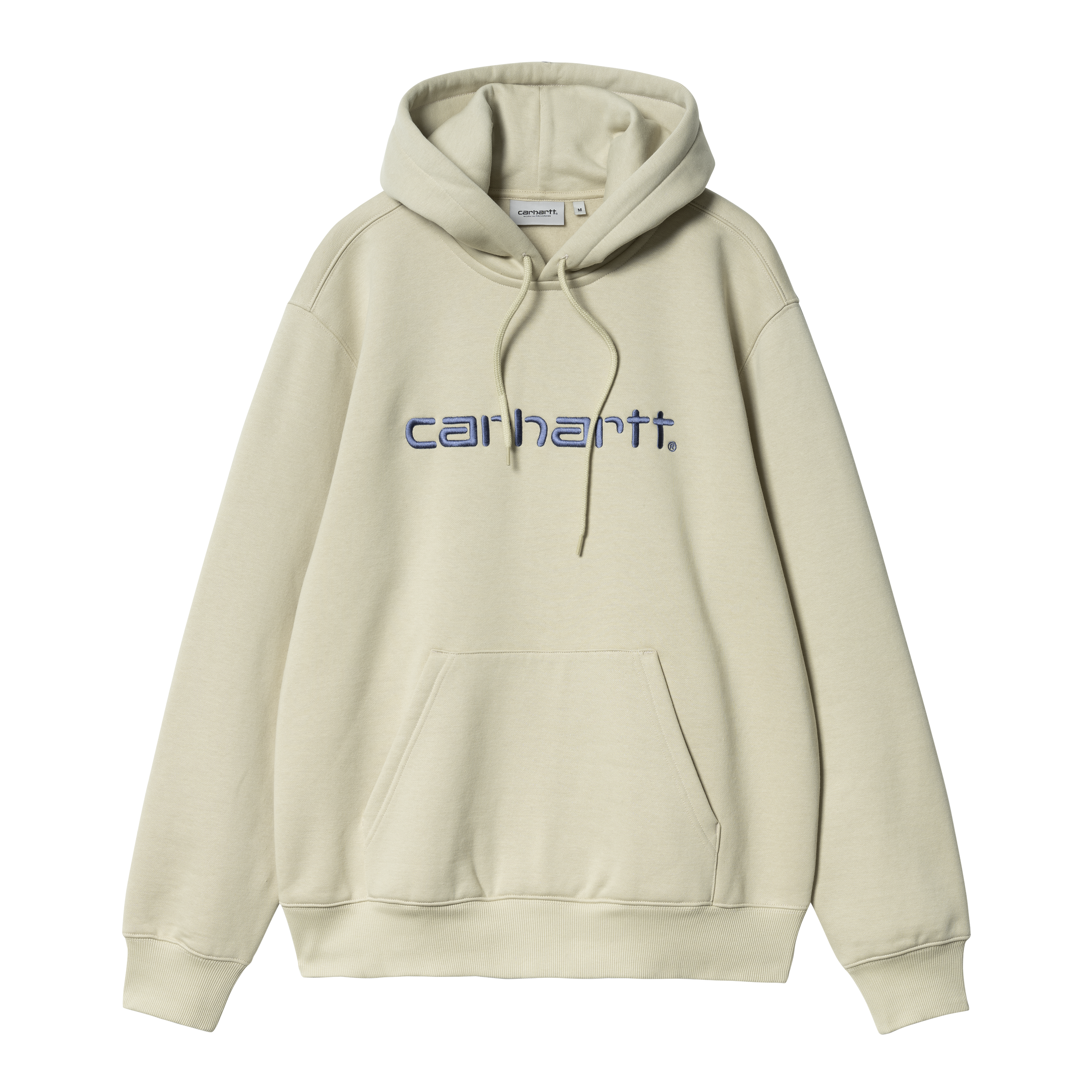 Carhartt WIP Hooded Carhartt Sweatshirt in Beige