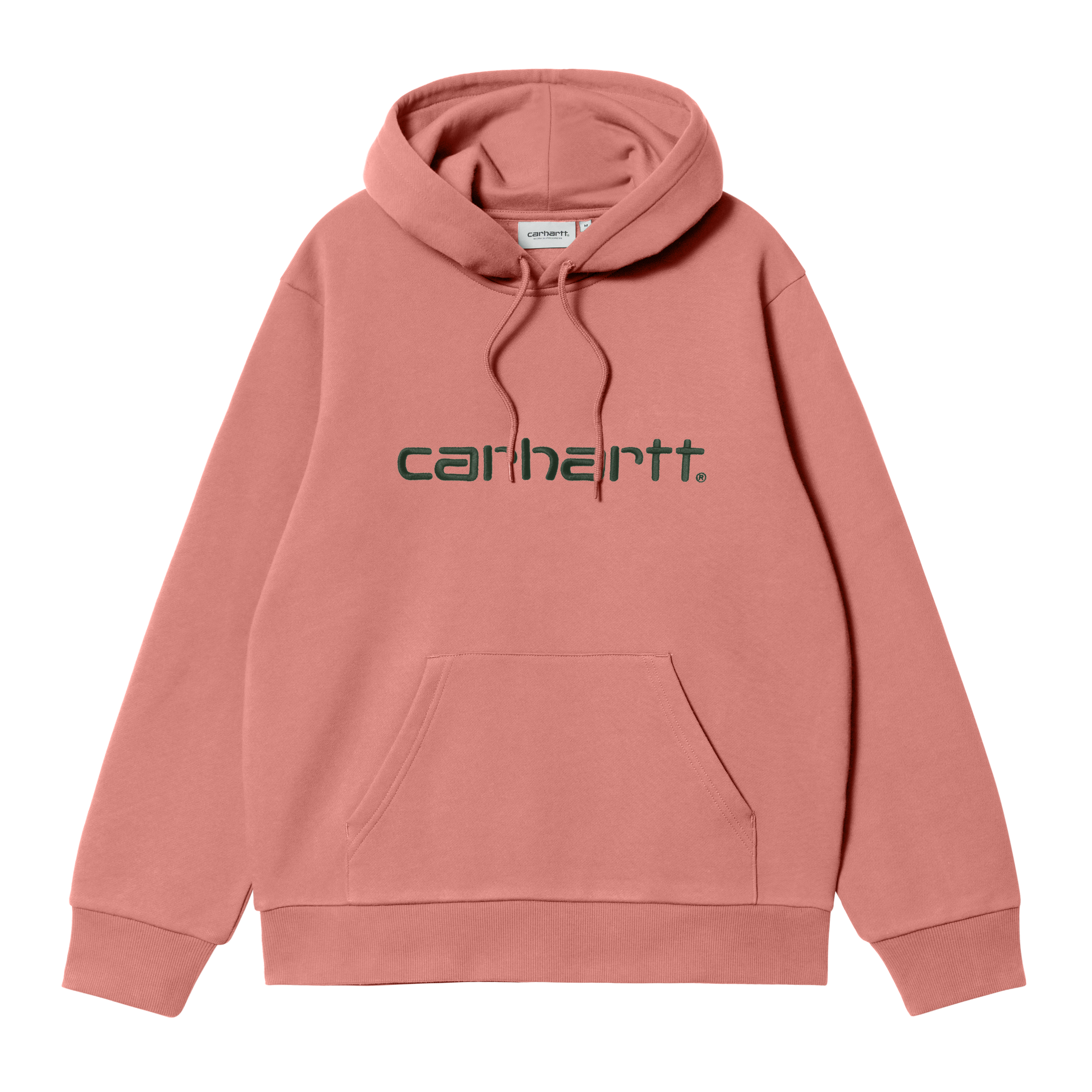 Carhartt WIP Hooded Carhartt Sweatshirt in Pink