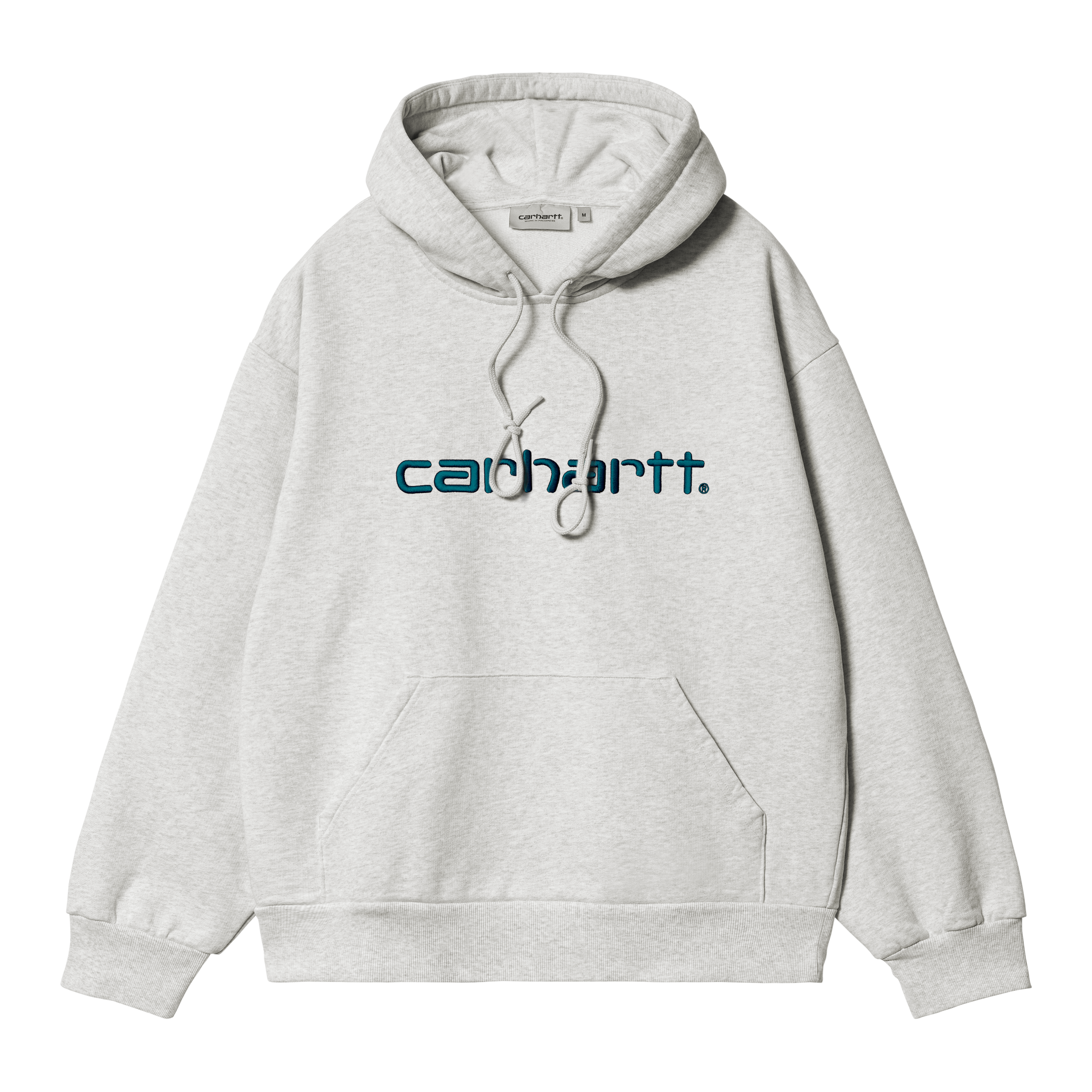 Carhartt WIP Hooded Carhartt Sweatshirt in Grau