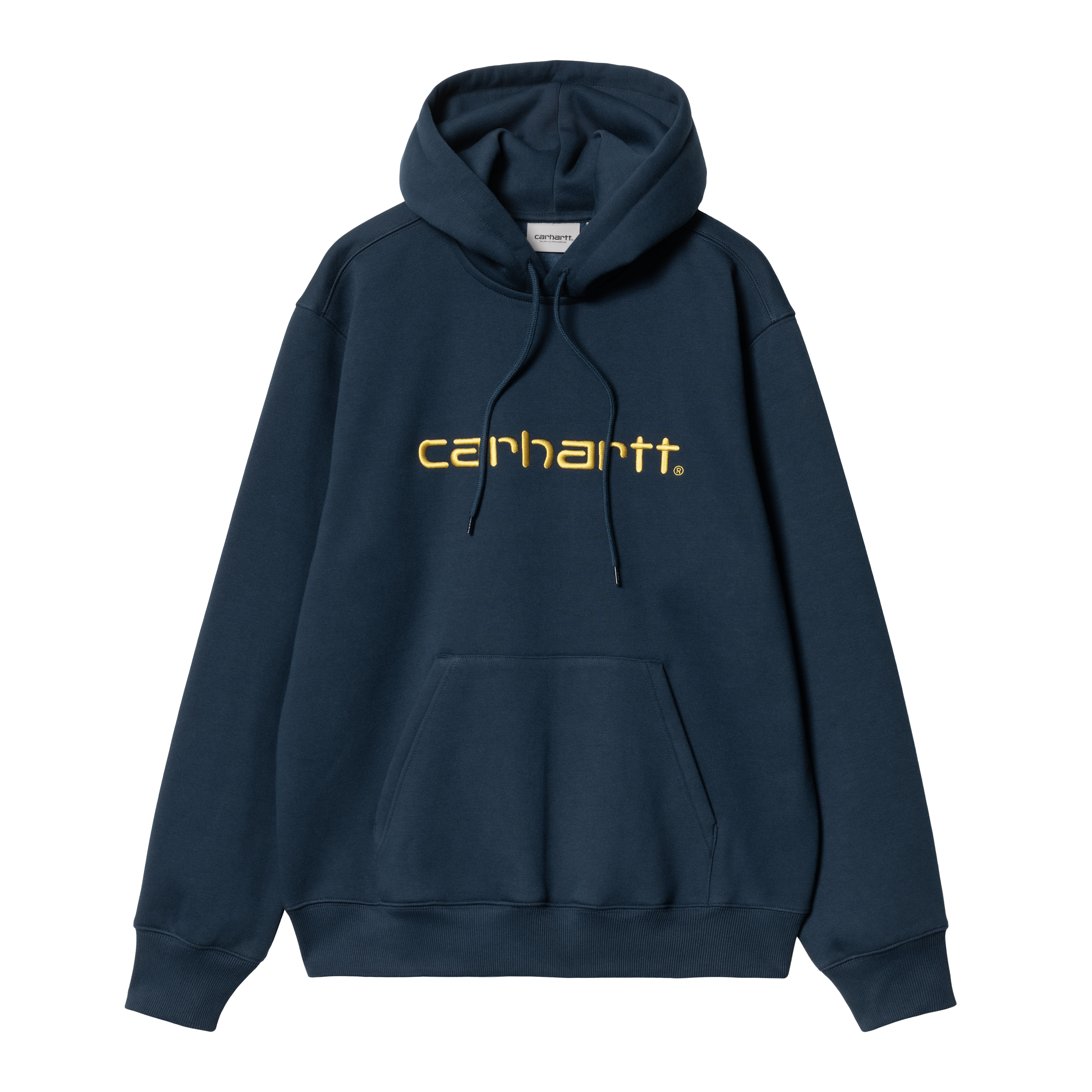 Carhartt WIP Hooded Carhartt Sweatshirt in Blue