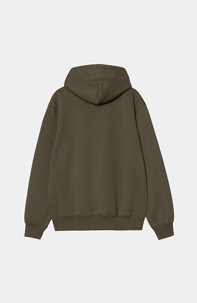 Carhartt WIP Hooded Carhartt Sweatshirt, Turtle / Air Pink Carhartt WIP Hooded Carhartt Sweatshirt, Turtle / Air Pink