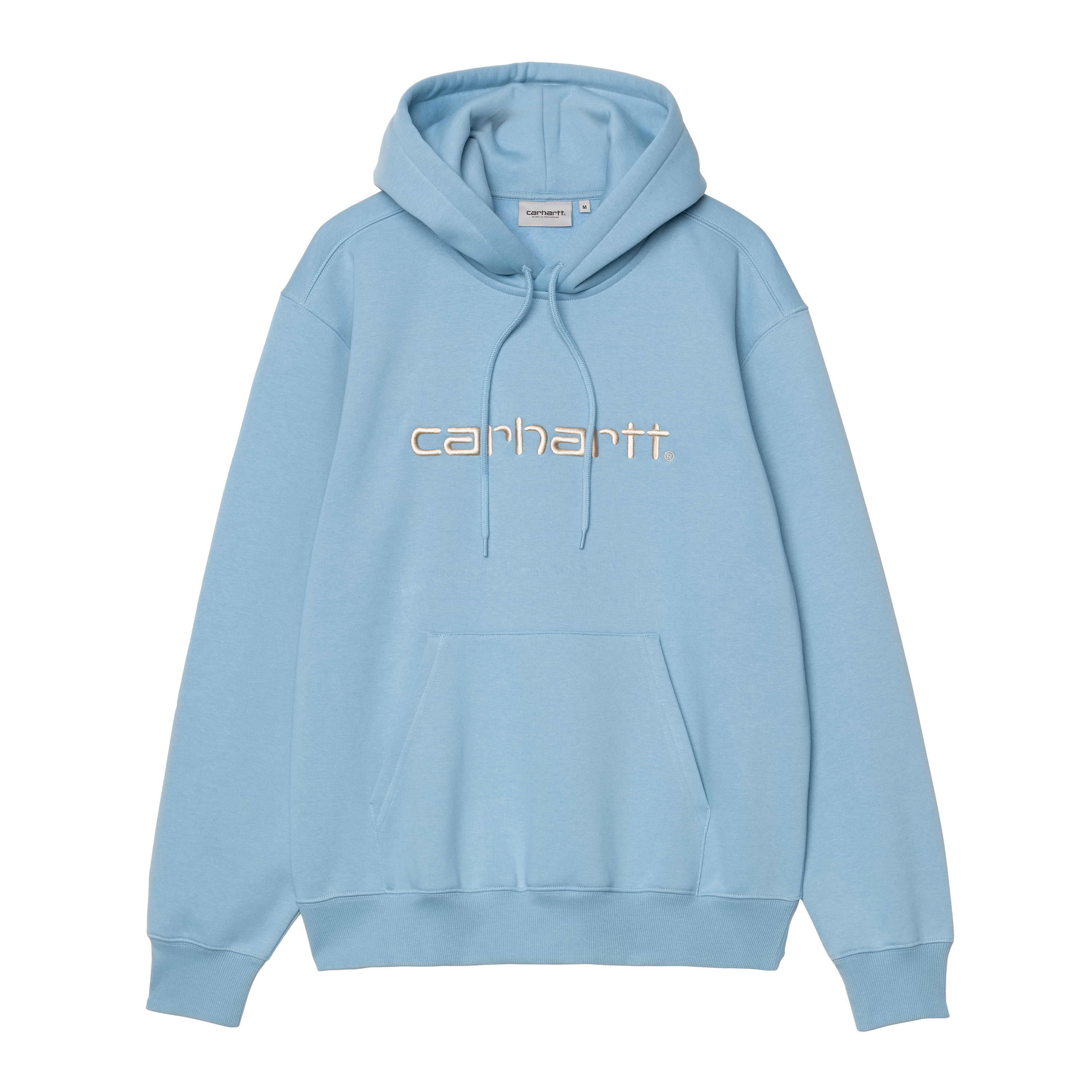 Carhartt WIP Hooded Carhartt Sweatshirt in Blu