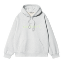 Carhartt WIP Hooded Carhartt Sweatshirt, Pumpkin / White