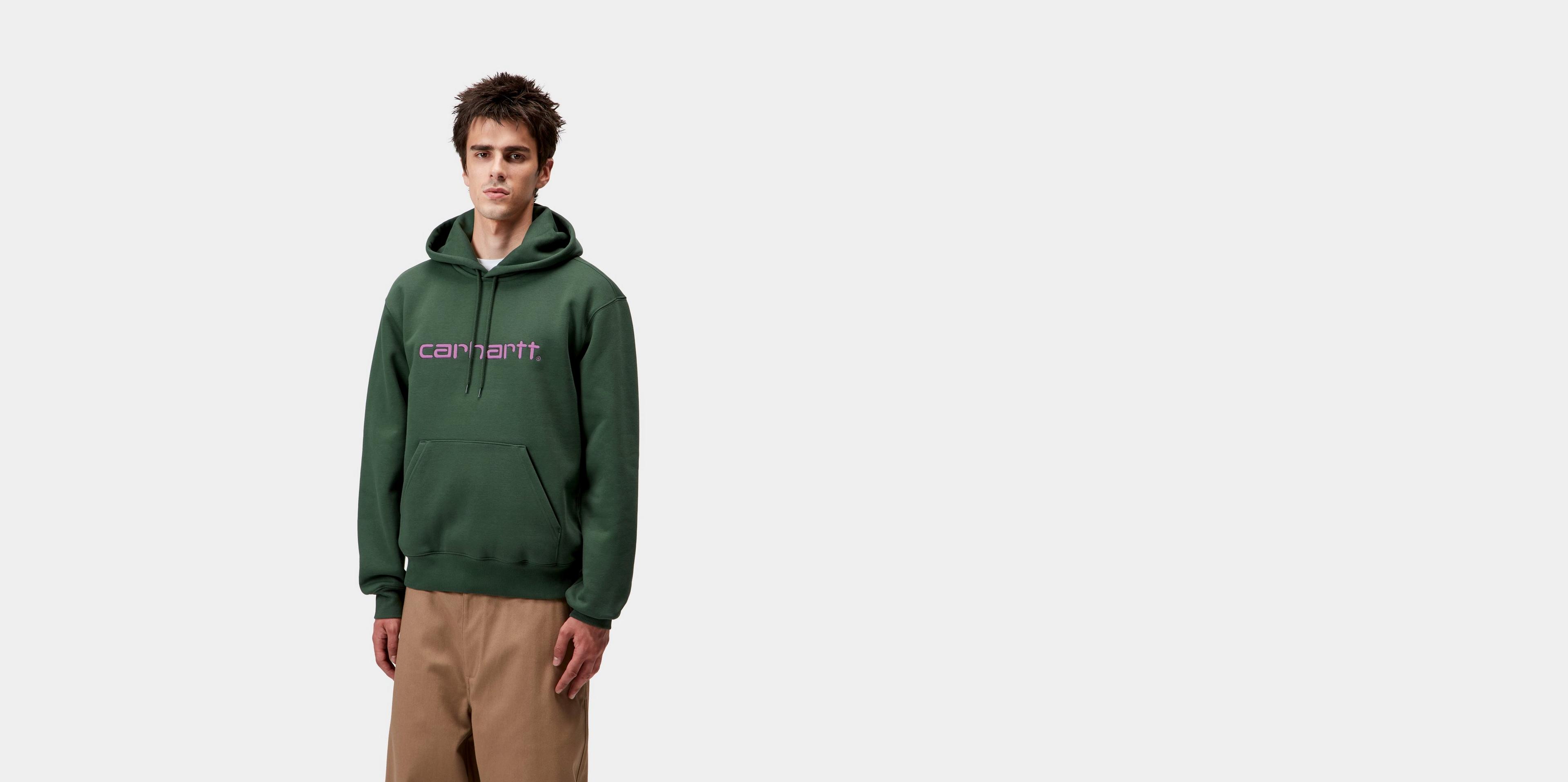 CARHARTT★HOODED LEAGUE SWEATSHIRT★3色 Carhartt WIP Hooded Carhartt Sweatshirt, Sycamore Tree