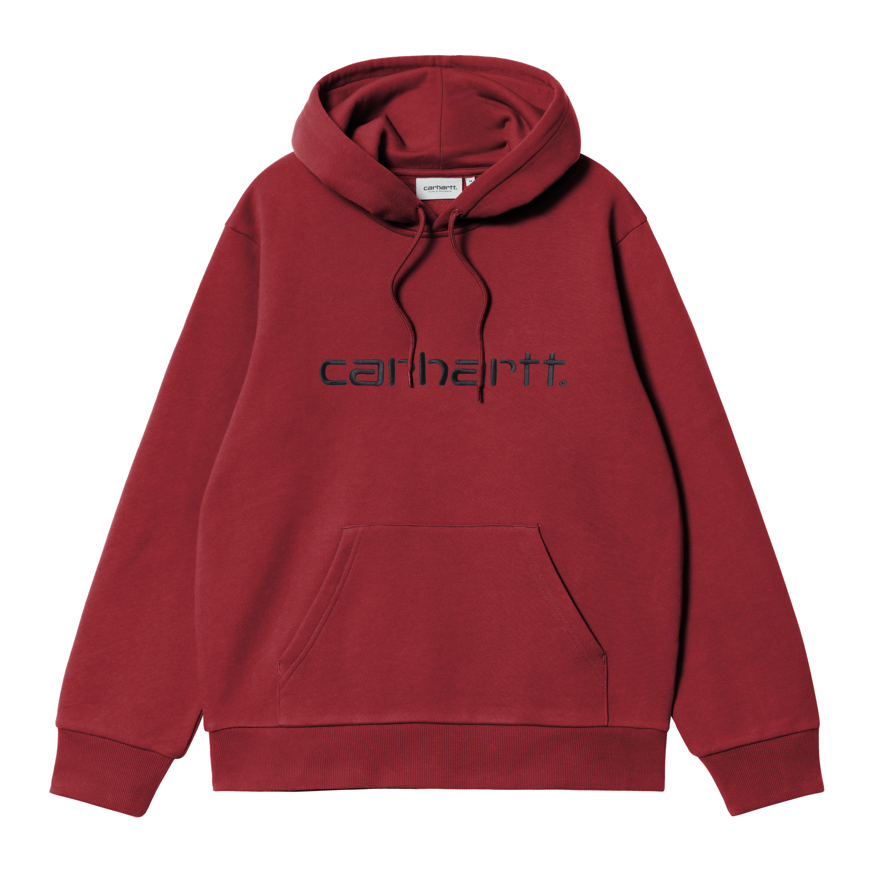 Carhartt WIP Hooded Carhartt Sweatshirt, Scarlet / Graphite