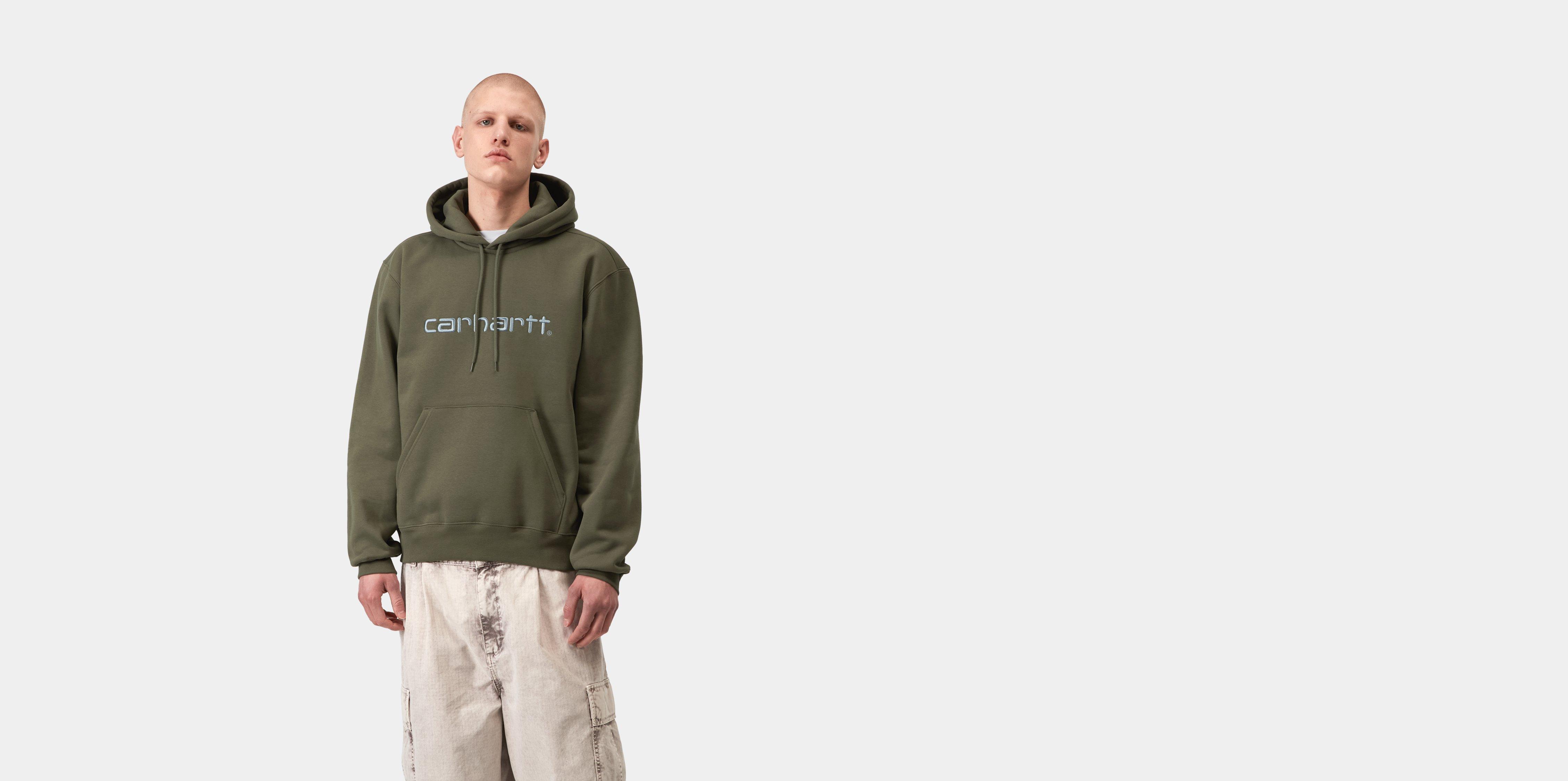 Carhartt WIP Hooded Carhartt Sweatshirt Leaf / Tourmaline | green | S | Men