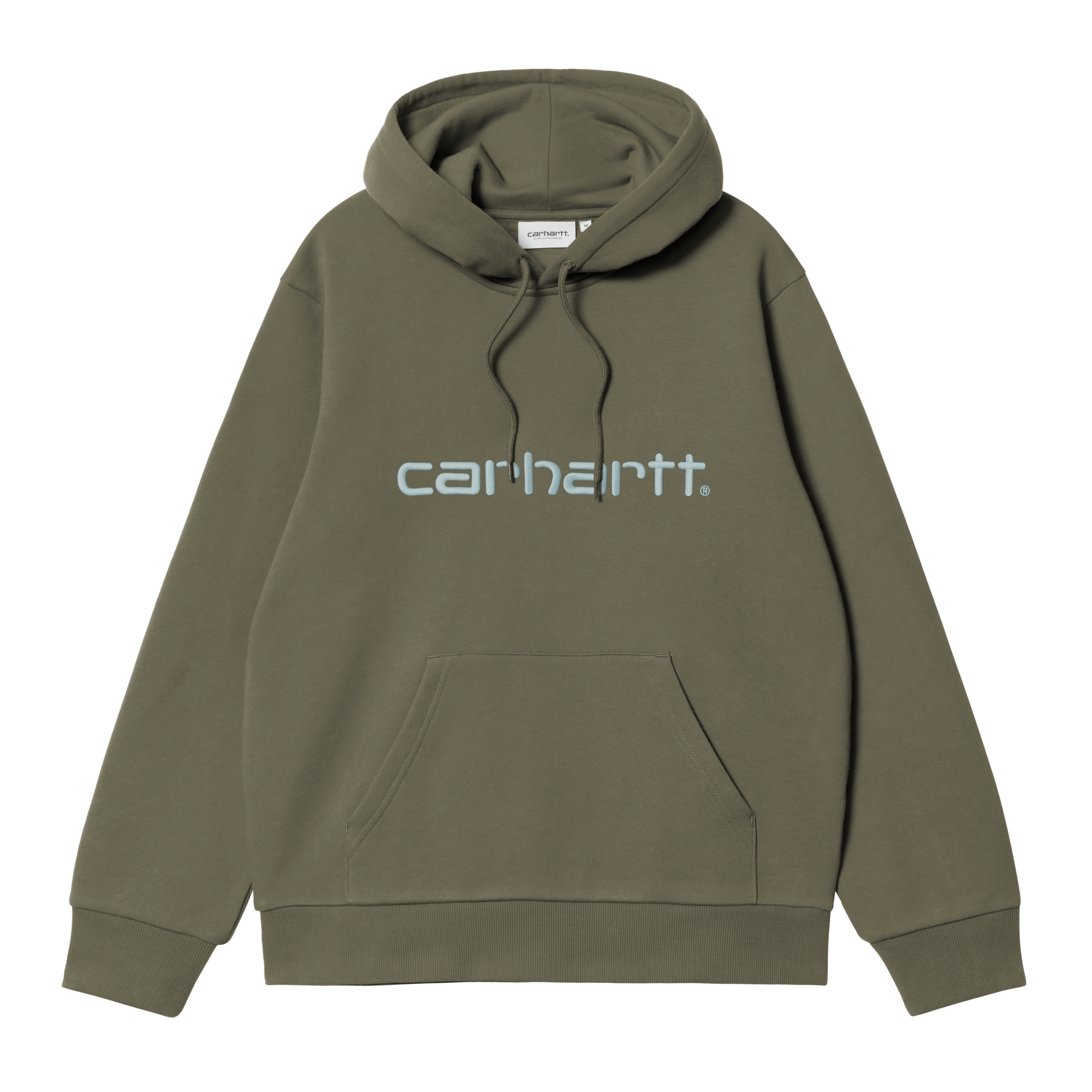 Carhartt WIP Hooded Carhartt Sweatshirt, Leaf / Tourmaline