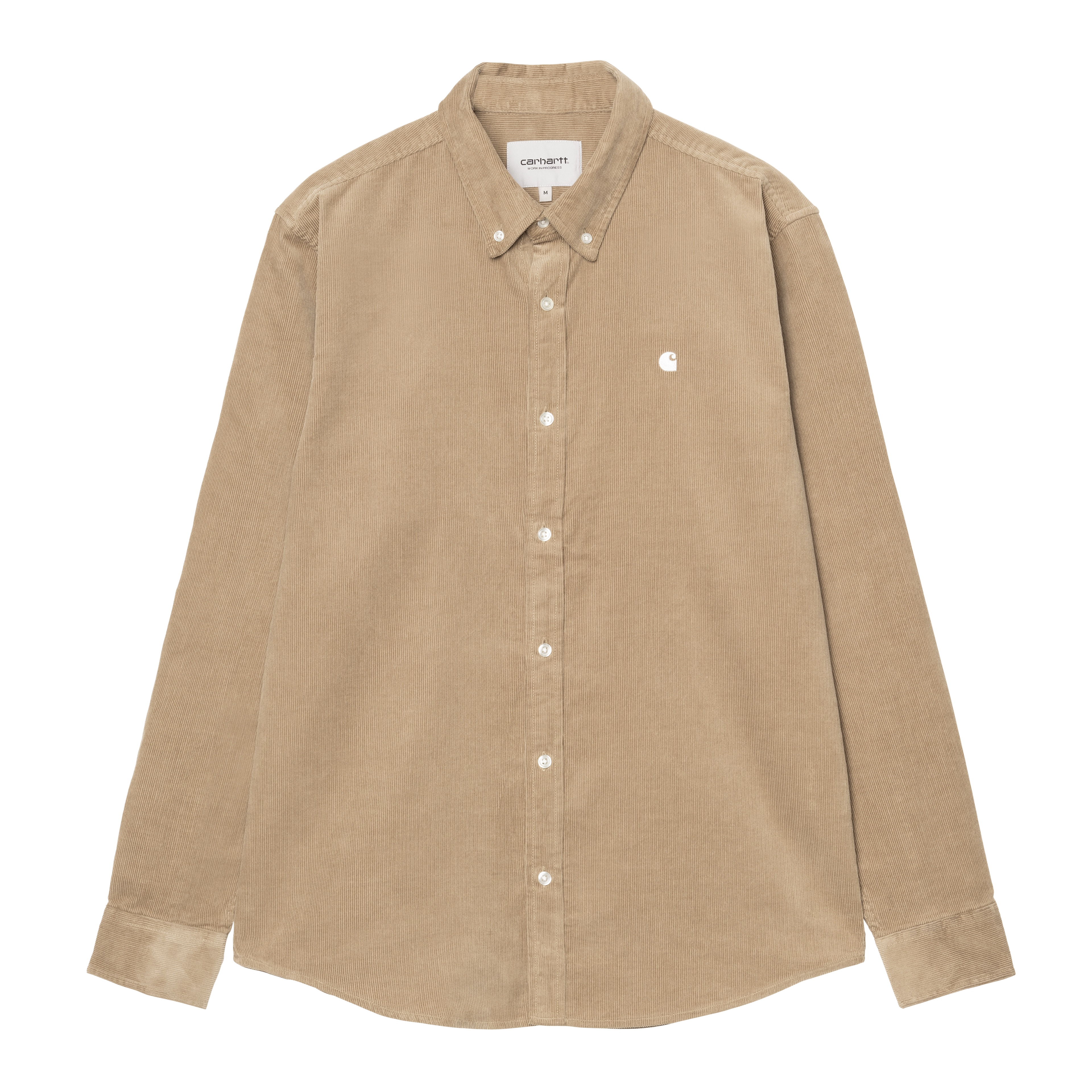 Carhartt WIP L/S Madison Fine Cord Shirt, Iroko / Wax | Official