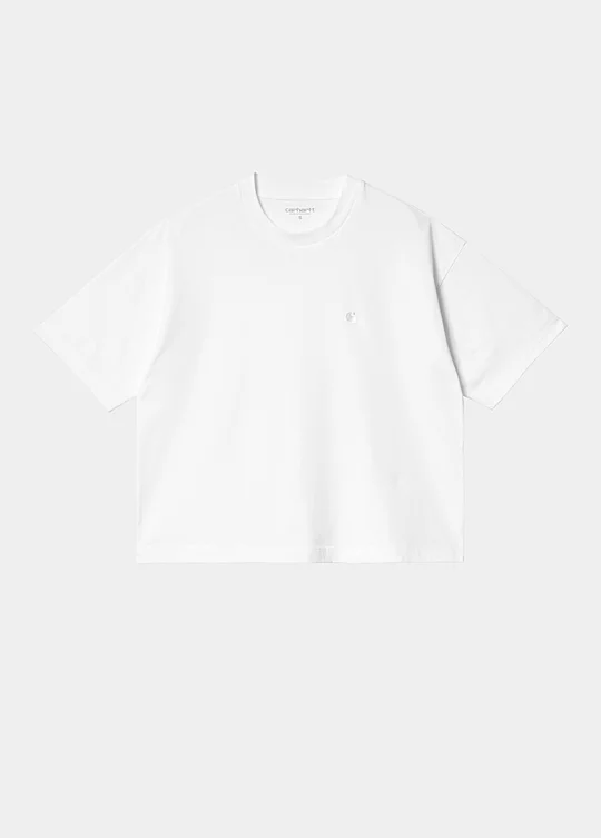 Carhartt WIP Women’s Short Sleeve Chester T-Shirt in Bianco