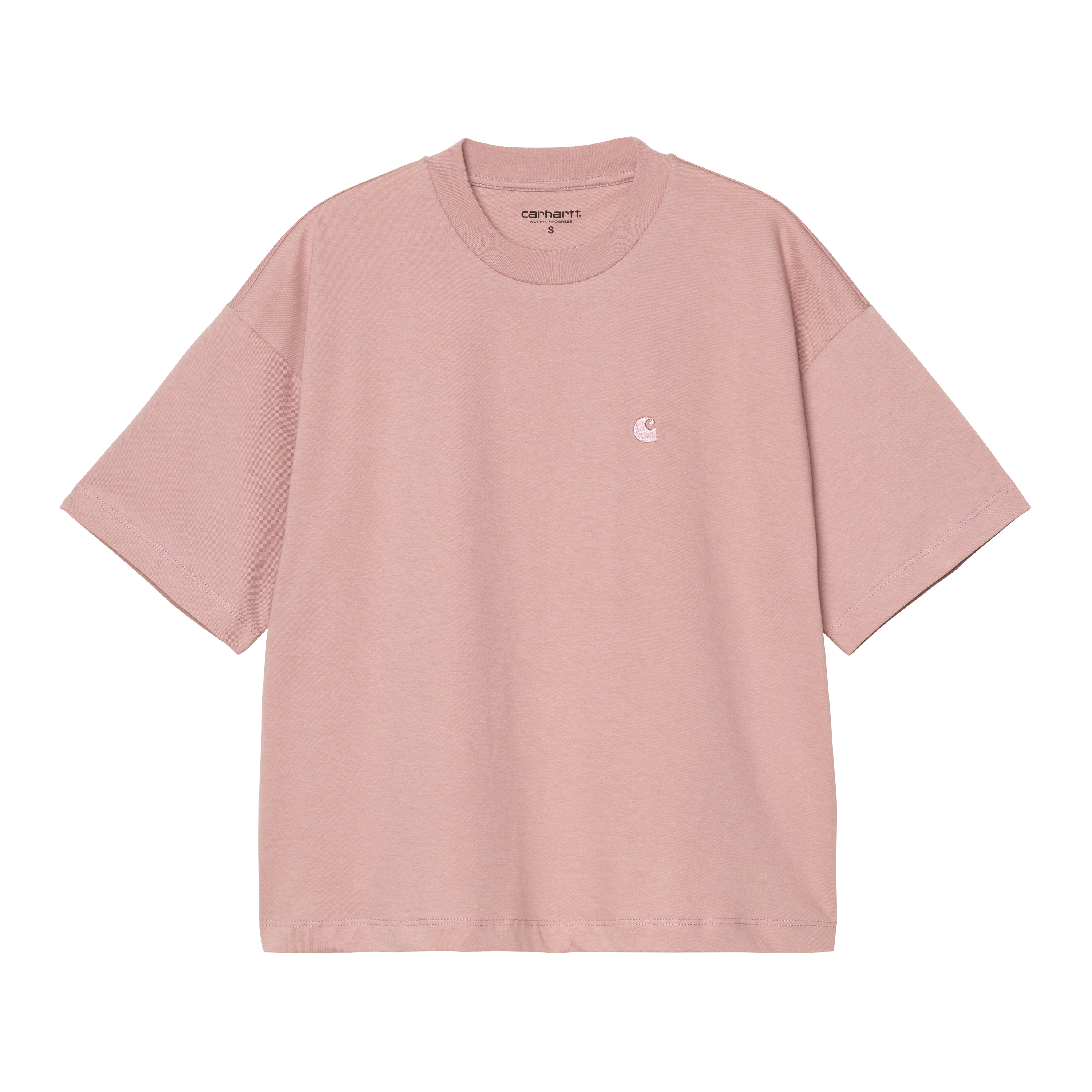 Carhartt WIP Women’s Short Sleeve Chester T-Shirt in Pink
