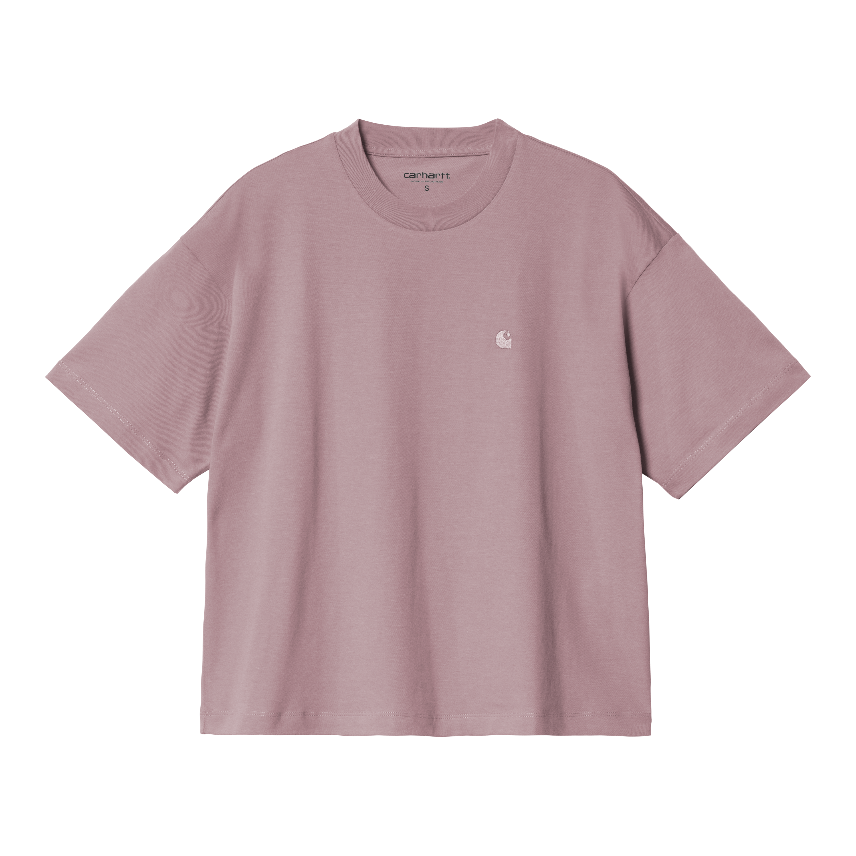 Carhartt WIP Women’s Short Sleeve Chester T-Shirt in Pink