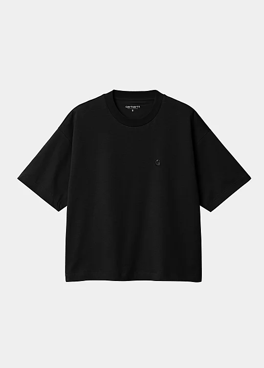 Carhartt WIP Women’s Short Sleeve Chester T-Shirt in Black
