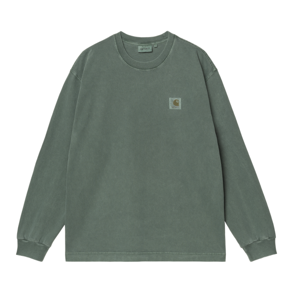 L/S Vista T-Shirt Dark Scarab garment dyed
