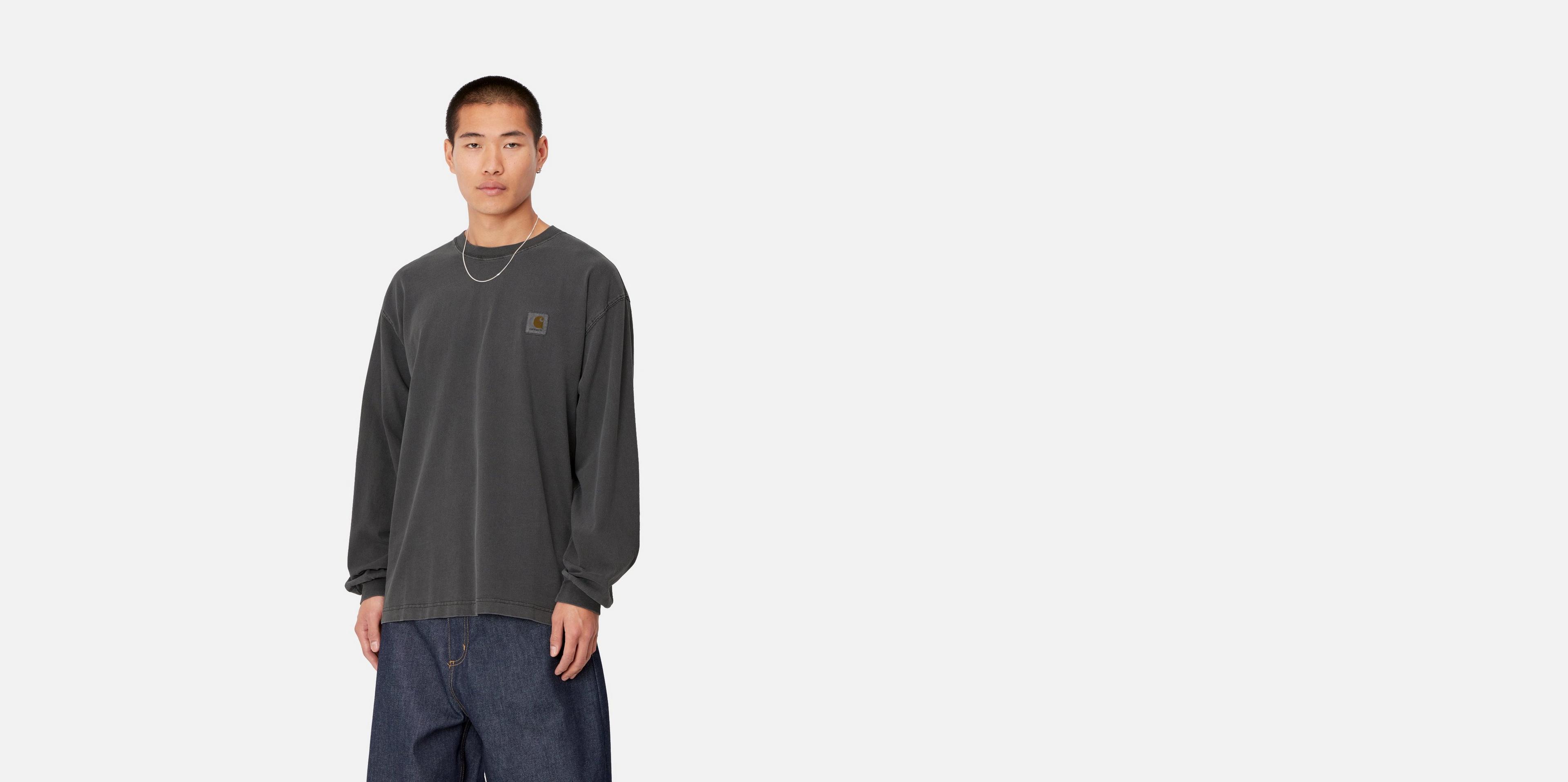 Carhartt WIP L/S Vista T-Shirt, Black | Tienda oficial en Línea