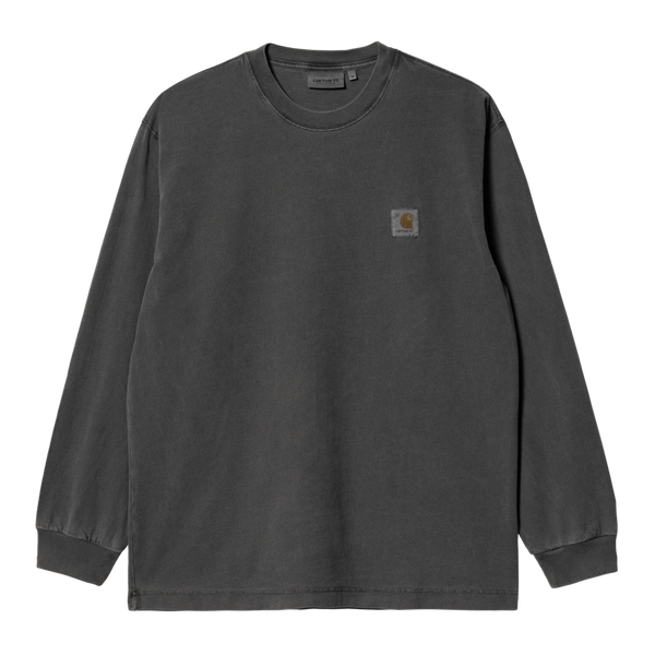 L/S Vista T-Shirt Black garment dyed