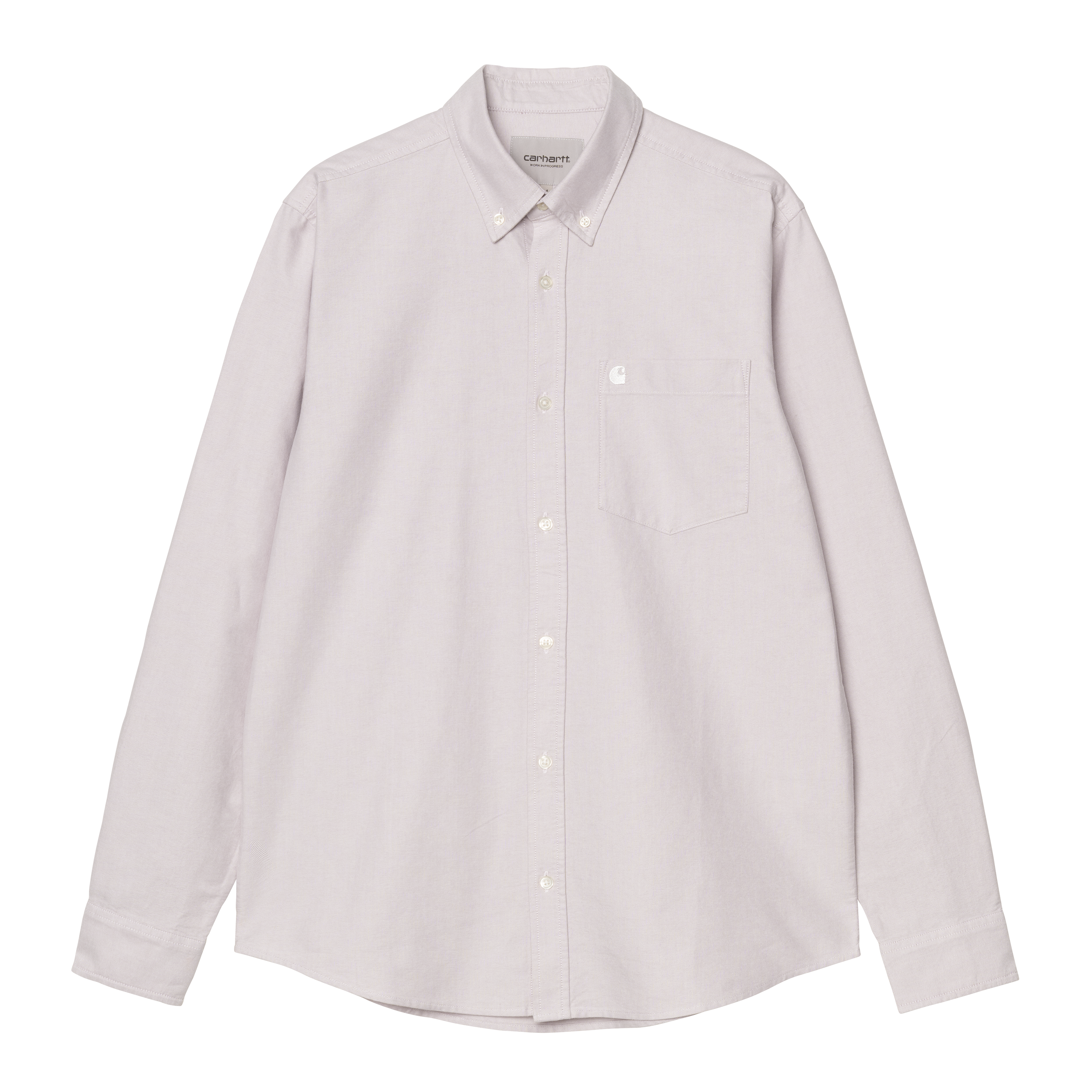 Carhartt WIP Long Sleeve C-Logo Shirt in Pink