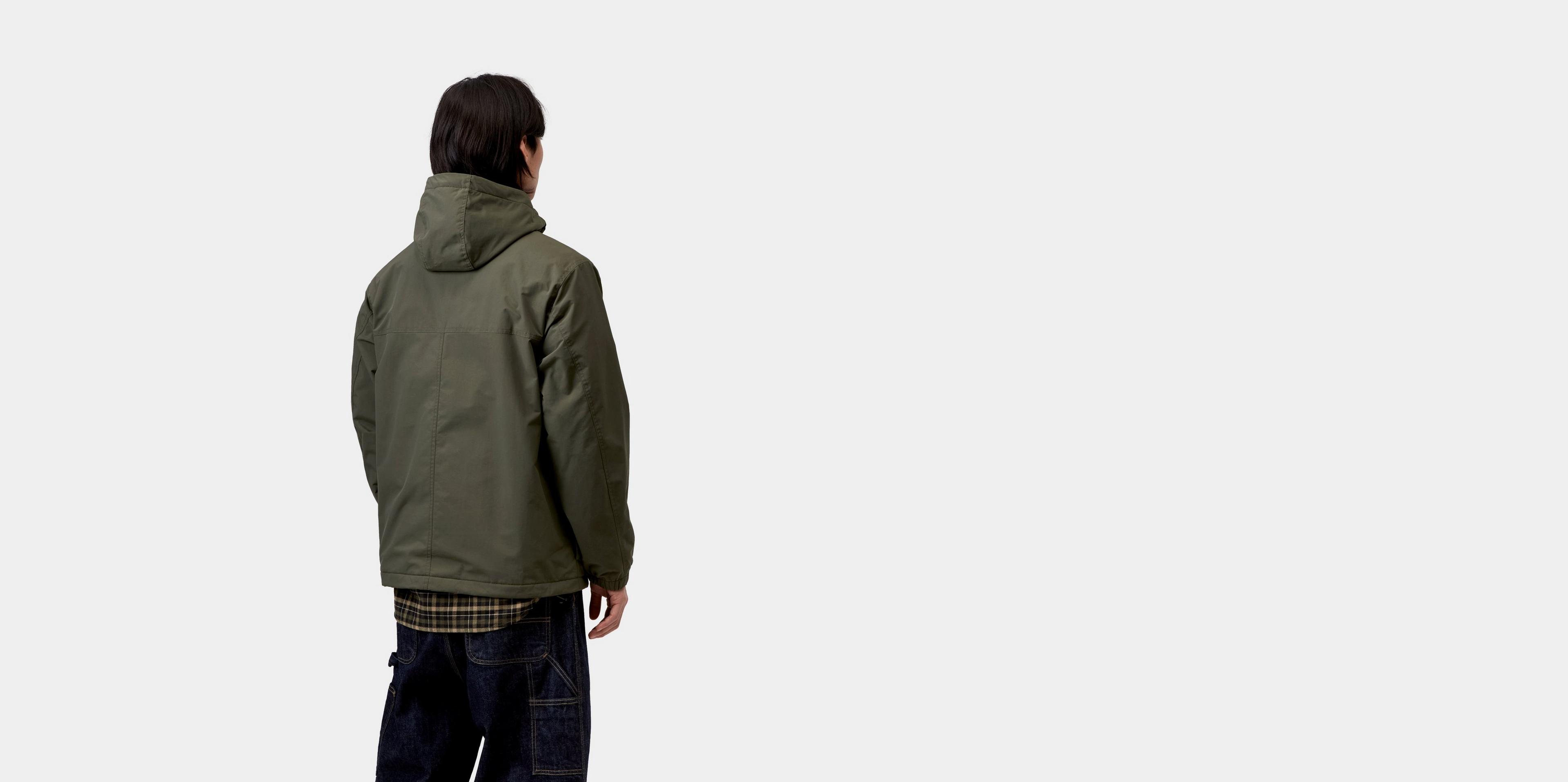 Carhartt WIP Windbreaker Pullover (Winter), Cypress / Black