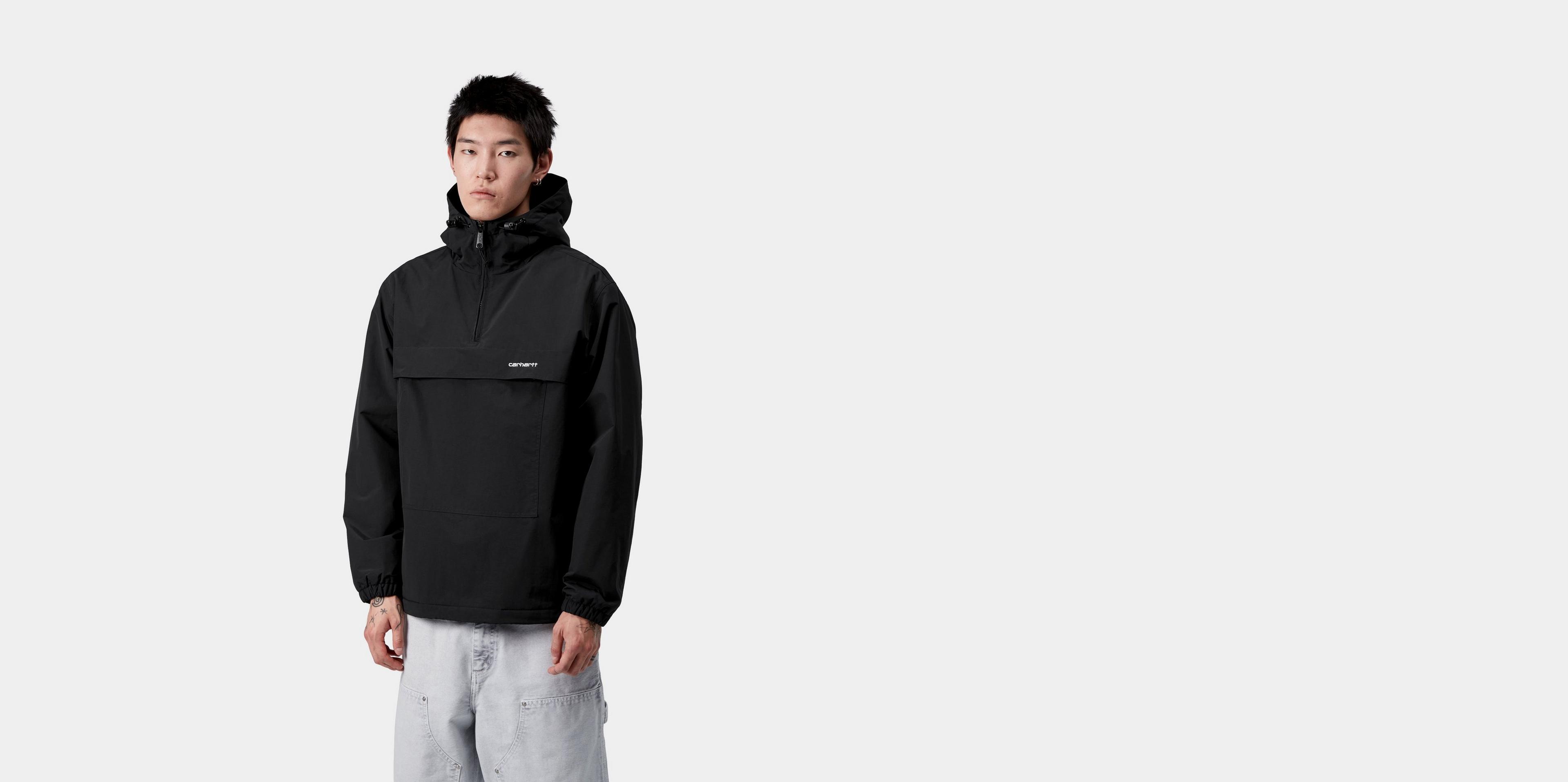 ジャケット・アウター carhartt Windbreaker Pullover M Carhartt WIP Windbreaker Pullover (Winter), Black / White