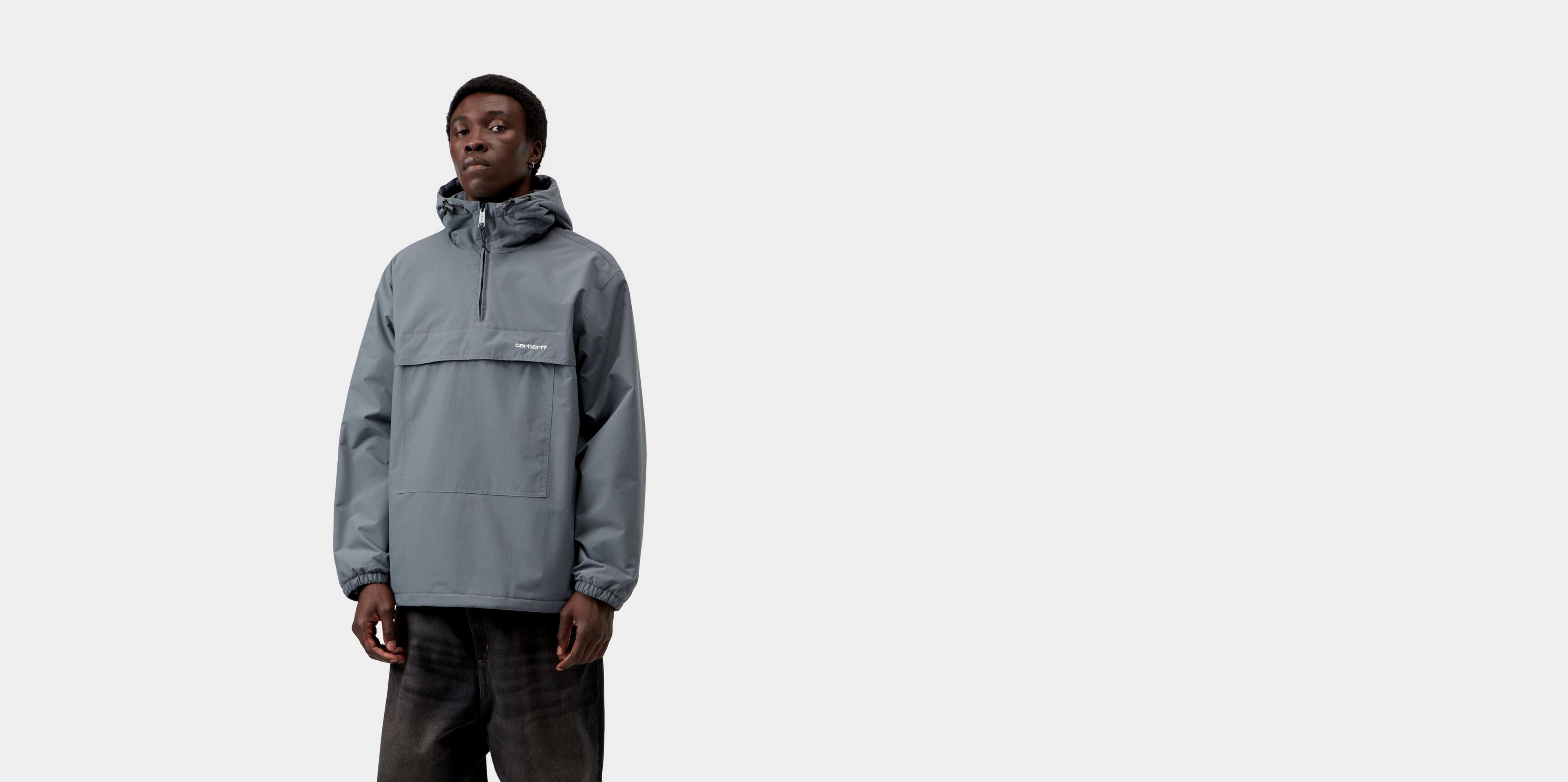 ジャケット・アウター Carhartt Wip Windbreaker Pullover Carhartt WIP Windbreaker Pullover (Winter), Styx / White