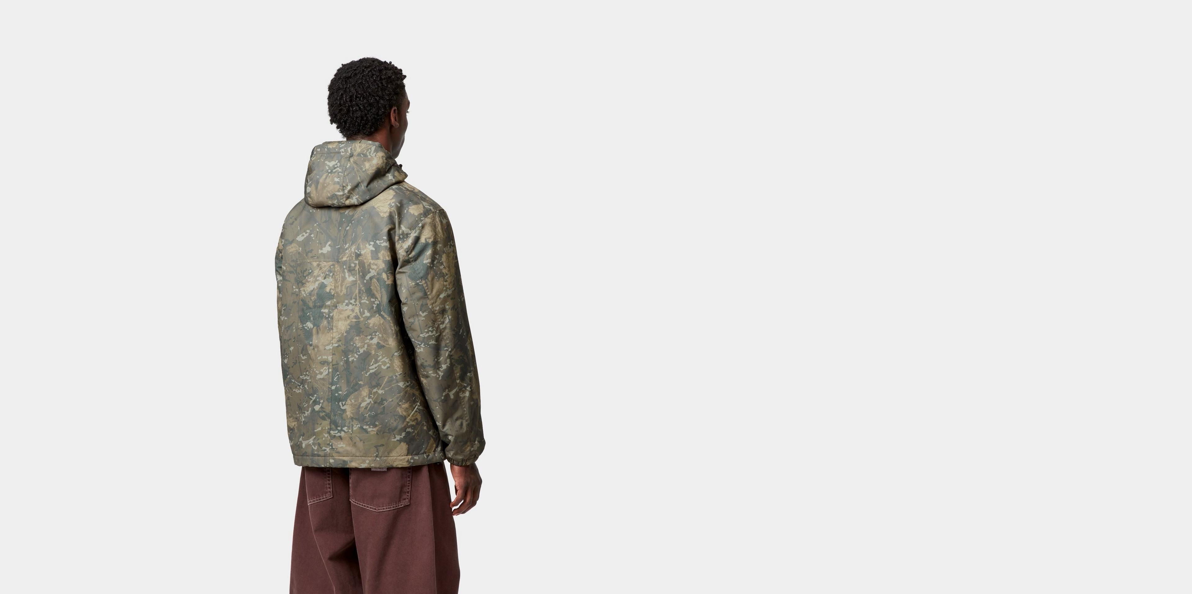 最終値下げcarhartt wipWindbreaker Pulloverカモ Carhartt WIP Windbreaker Pullover, Camo Duck, Desert / Black