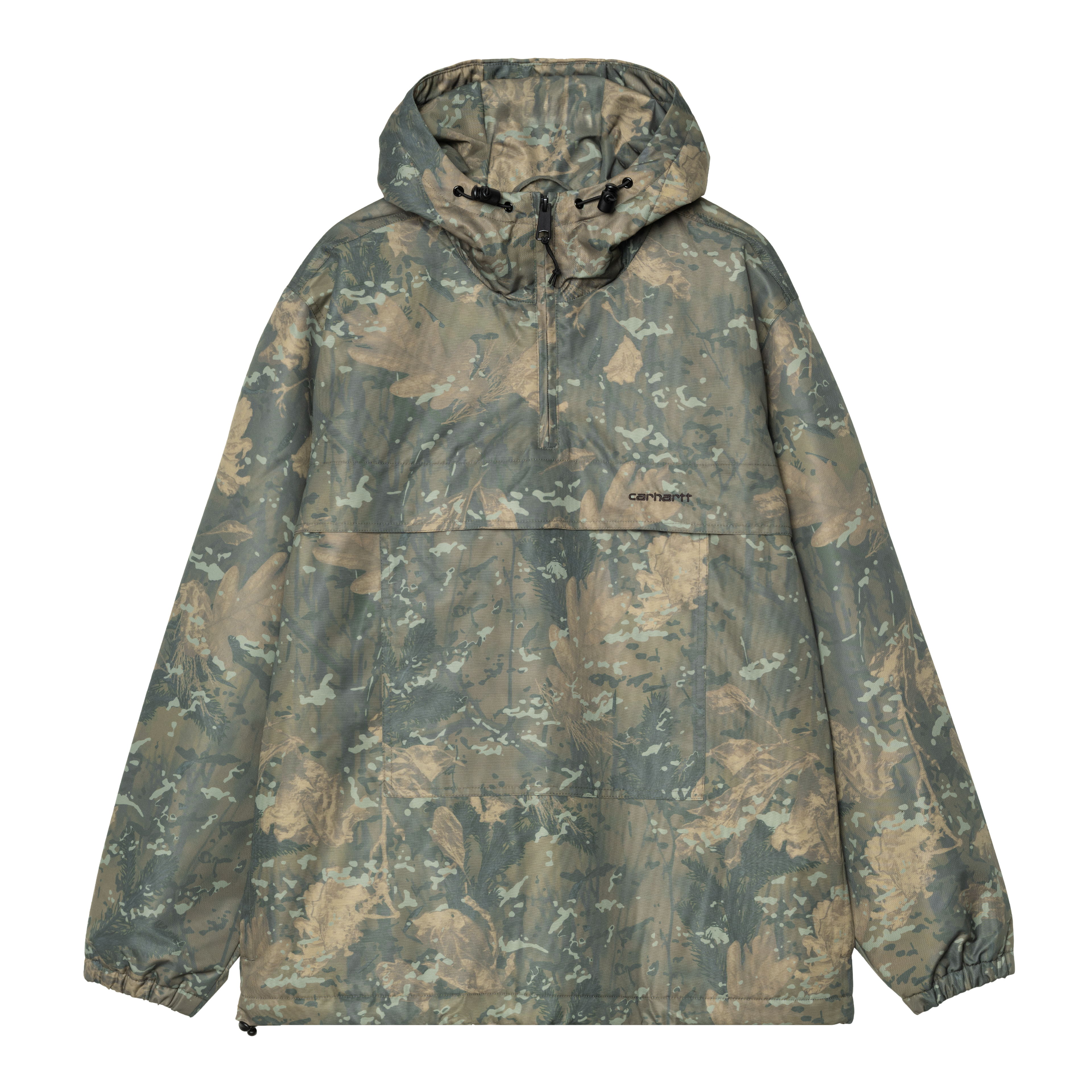 最終値下げcarhartt wipWindbreaker Pulloverカモ Carhartt WIP Windbreaker Pullover, Camo Combi, Green / Black