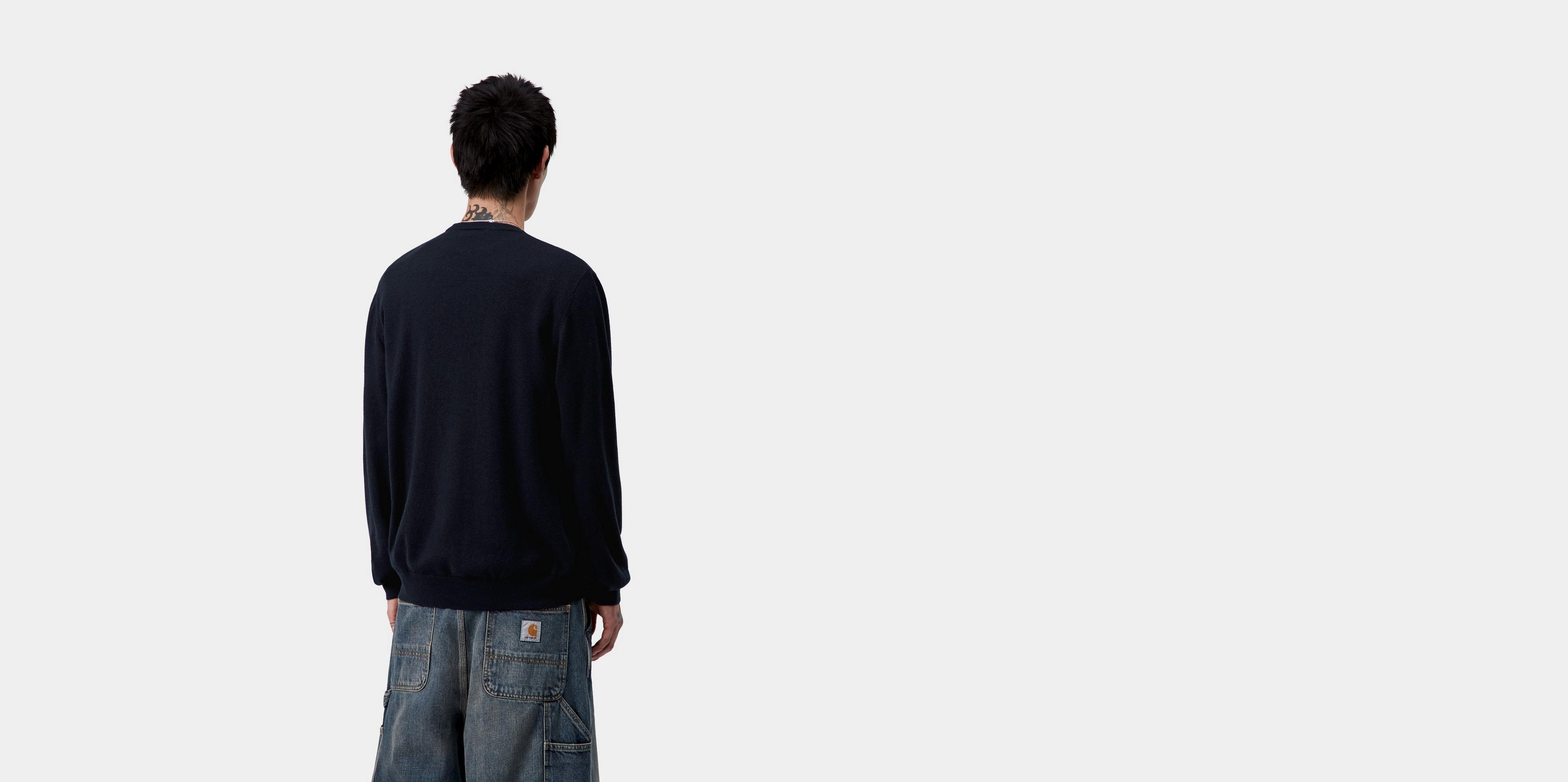 【送料&関税込】Carhartt Black Cotton Madison Sweater Carhartt WIP Madison Sweater, Black / Wax | Official Online