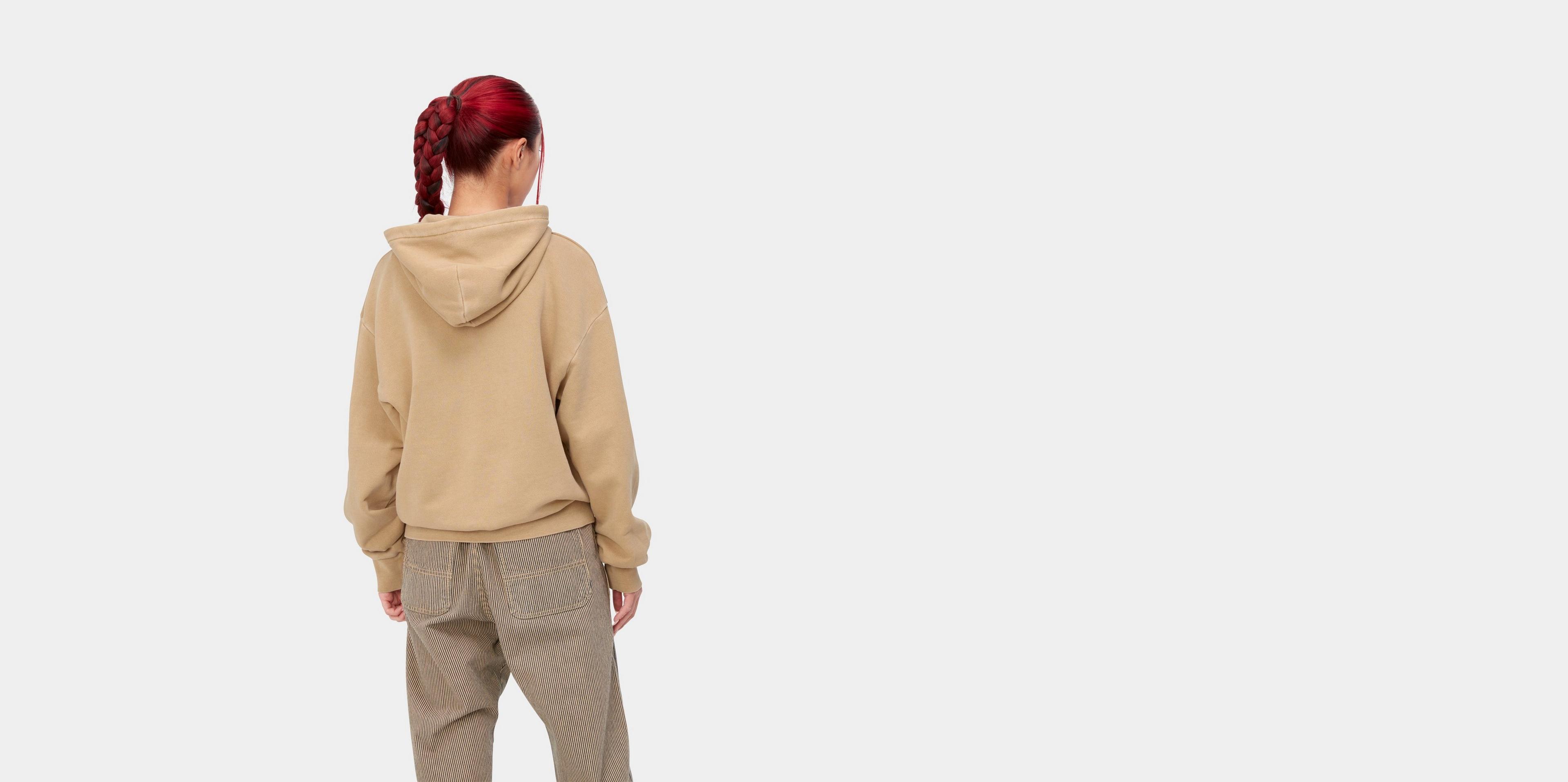Carhartt◆HOODED NELSON SWEATSHIRT/XS/コットン/PUP Carhartt WIP W' Hooded Nelson Sweatshirt, Deep Lagoon