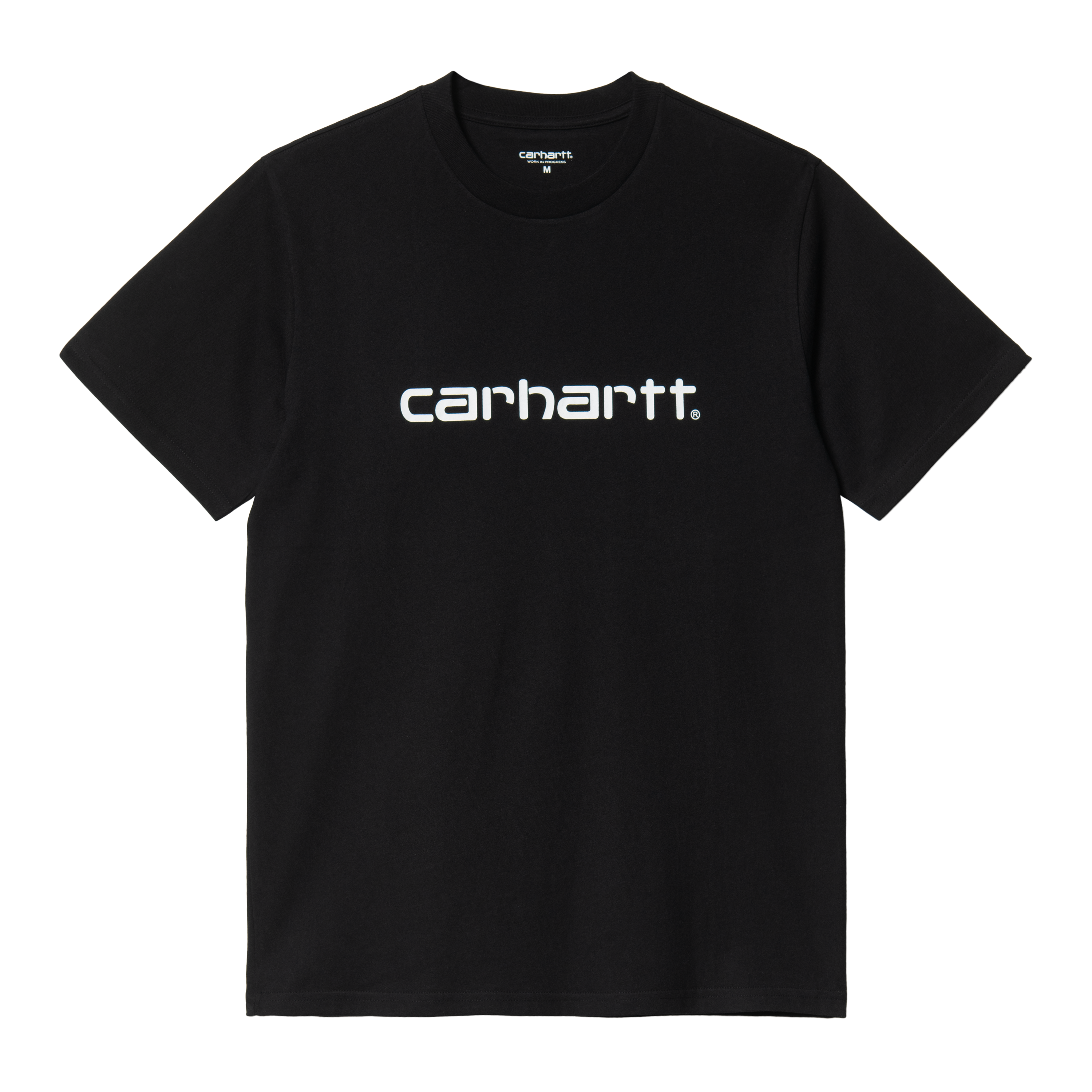 Carhartt WIP S/S Script T-Shirt, Black / White | Official