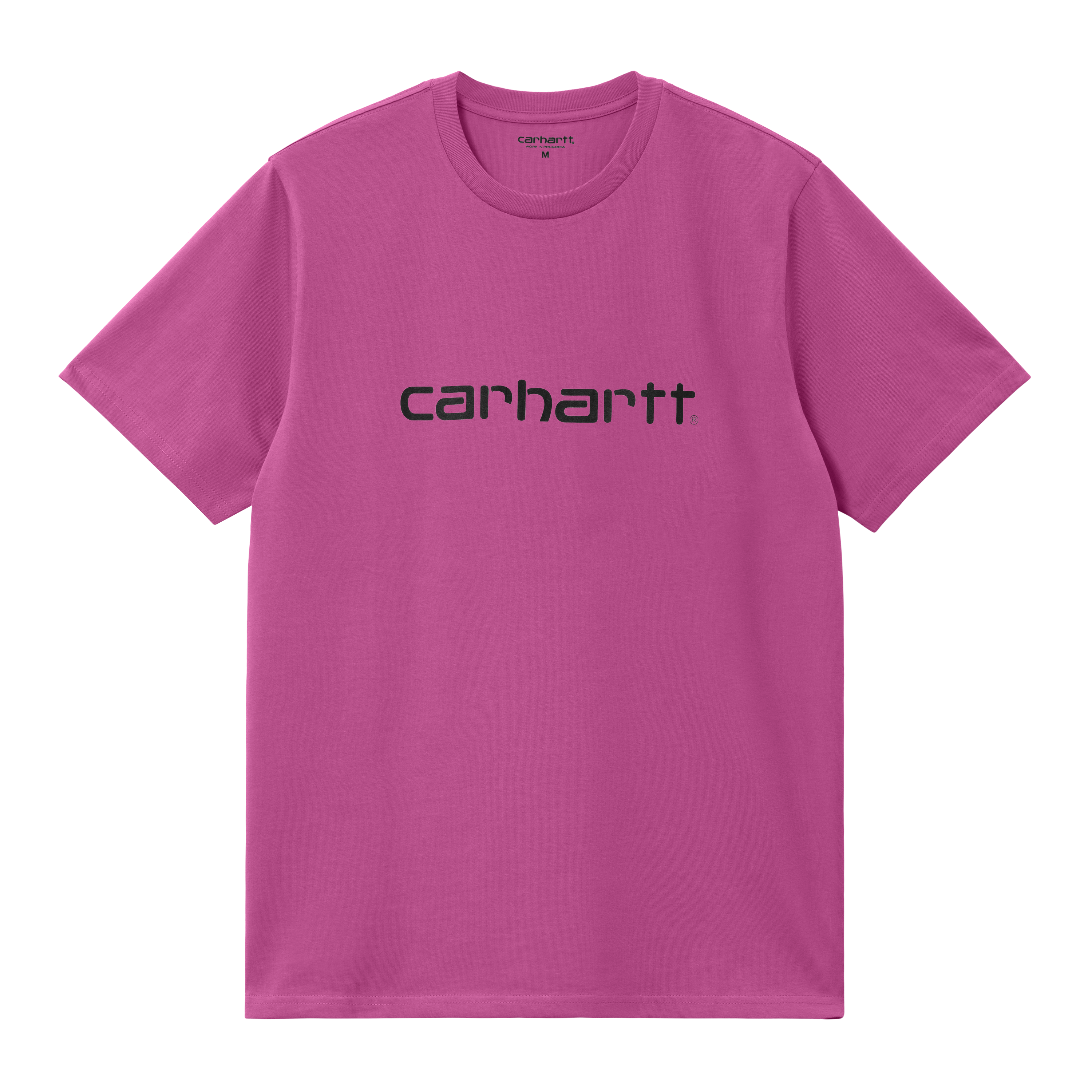 Carhartt WIP Short Sleeve Script T-Shirt em Rosa