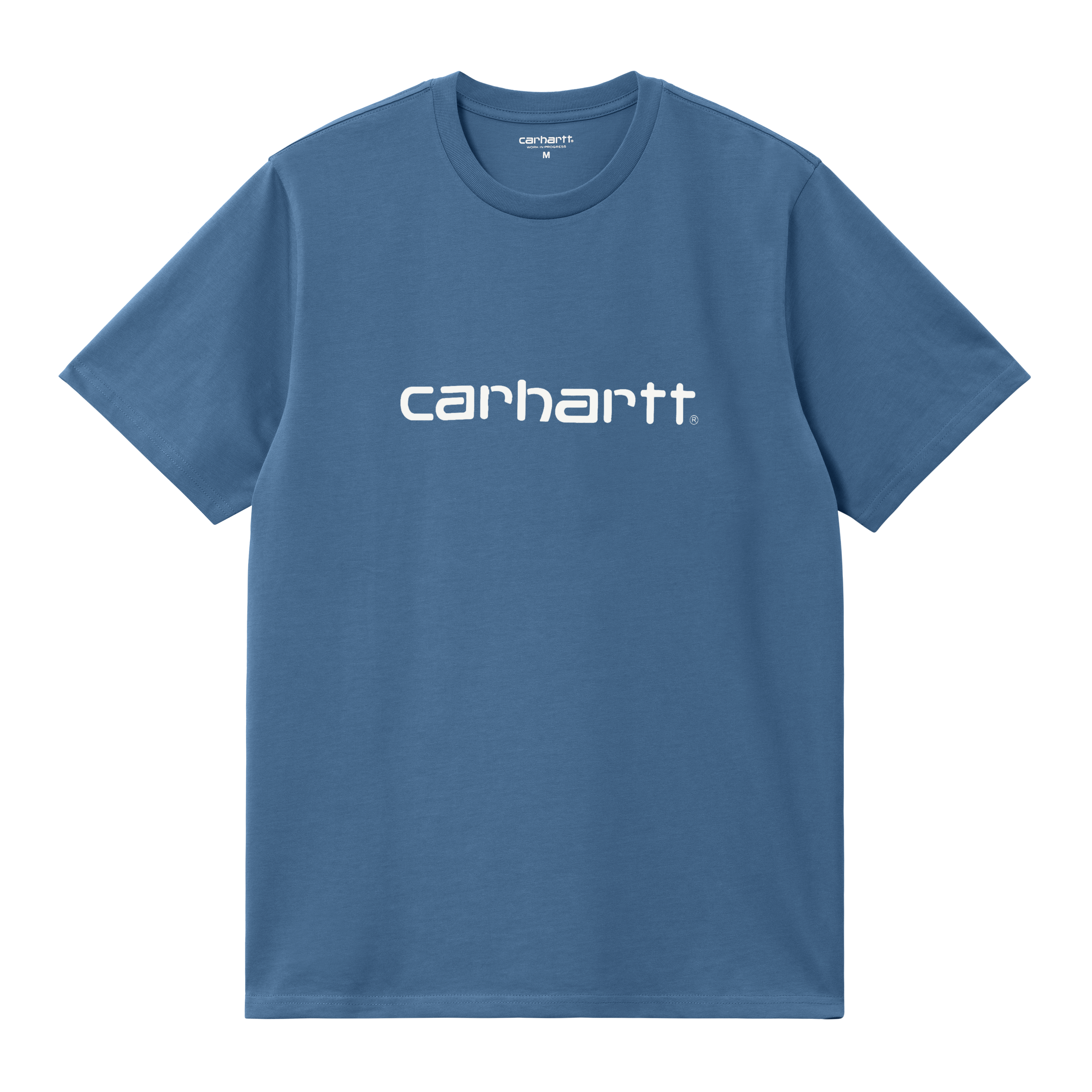 Carhartt WIP Short Sleeve Script T-Shirt Bleu