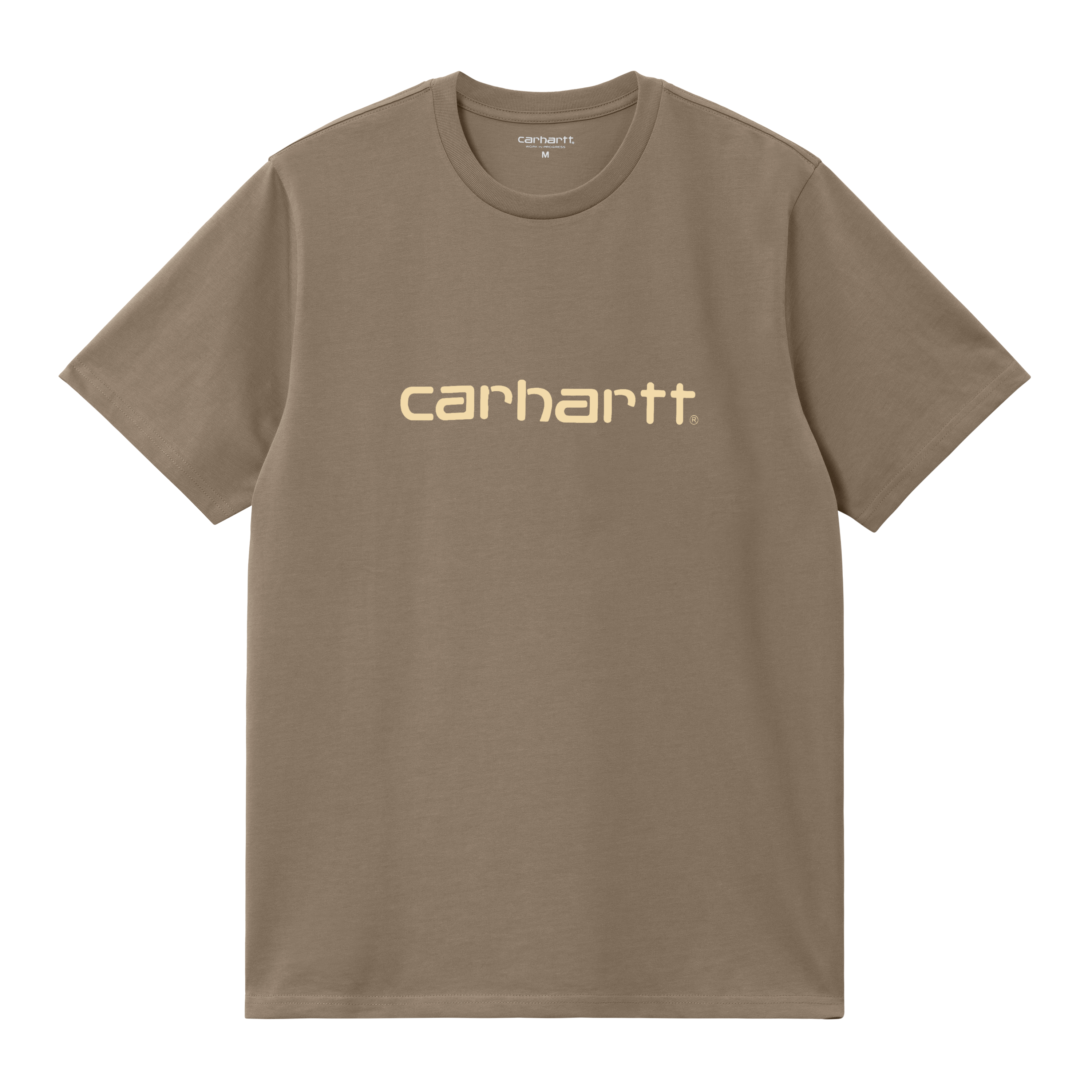 Carhartt WIP Short Sleeve Script T-Shirt in Braun