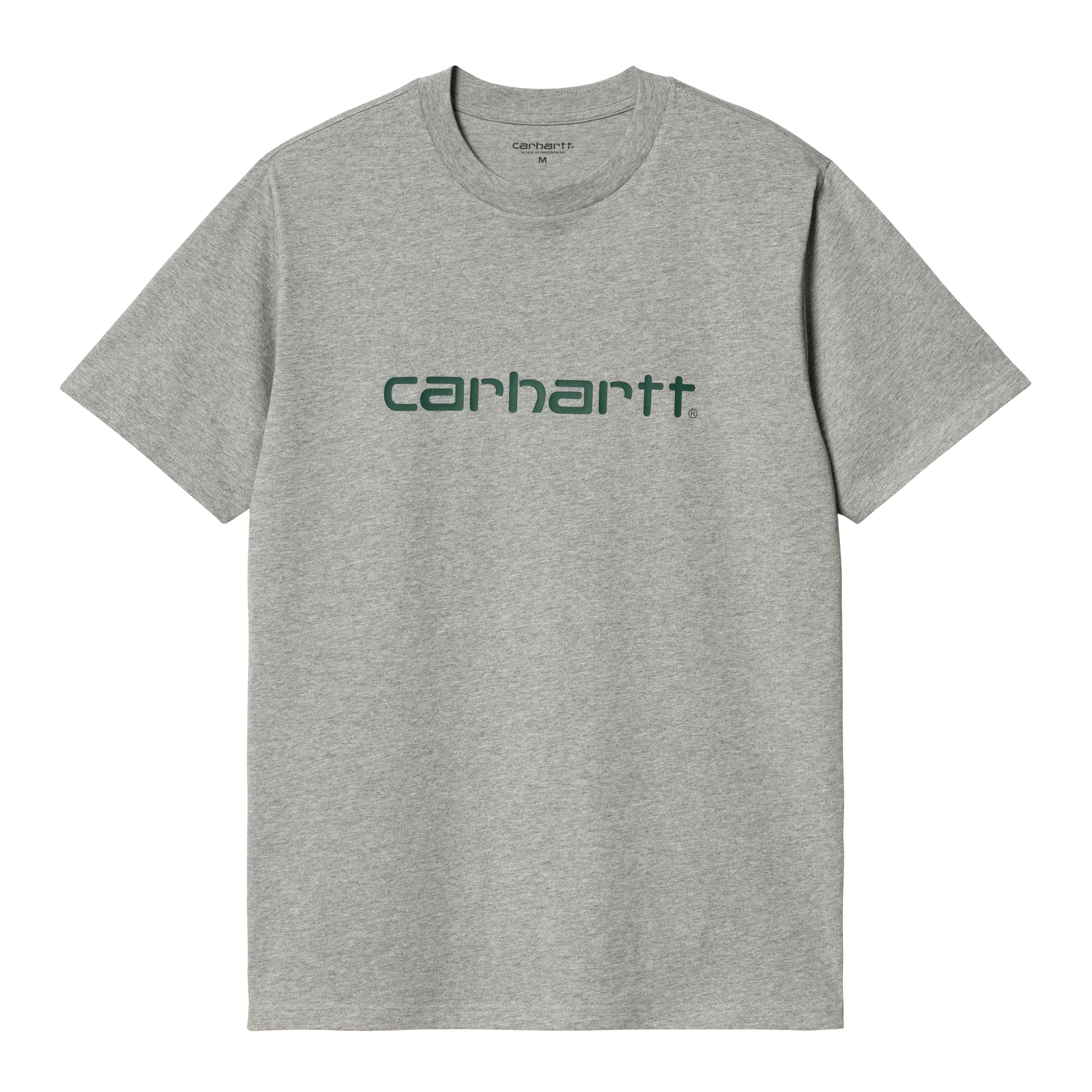 Carhartt WIP Short Sleeve Script T-Shirt em Cinzento