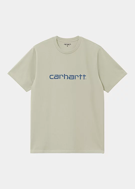 Carhartt WIP Short Sleeve Script T-Shirt en Beige