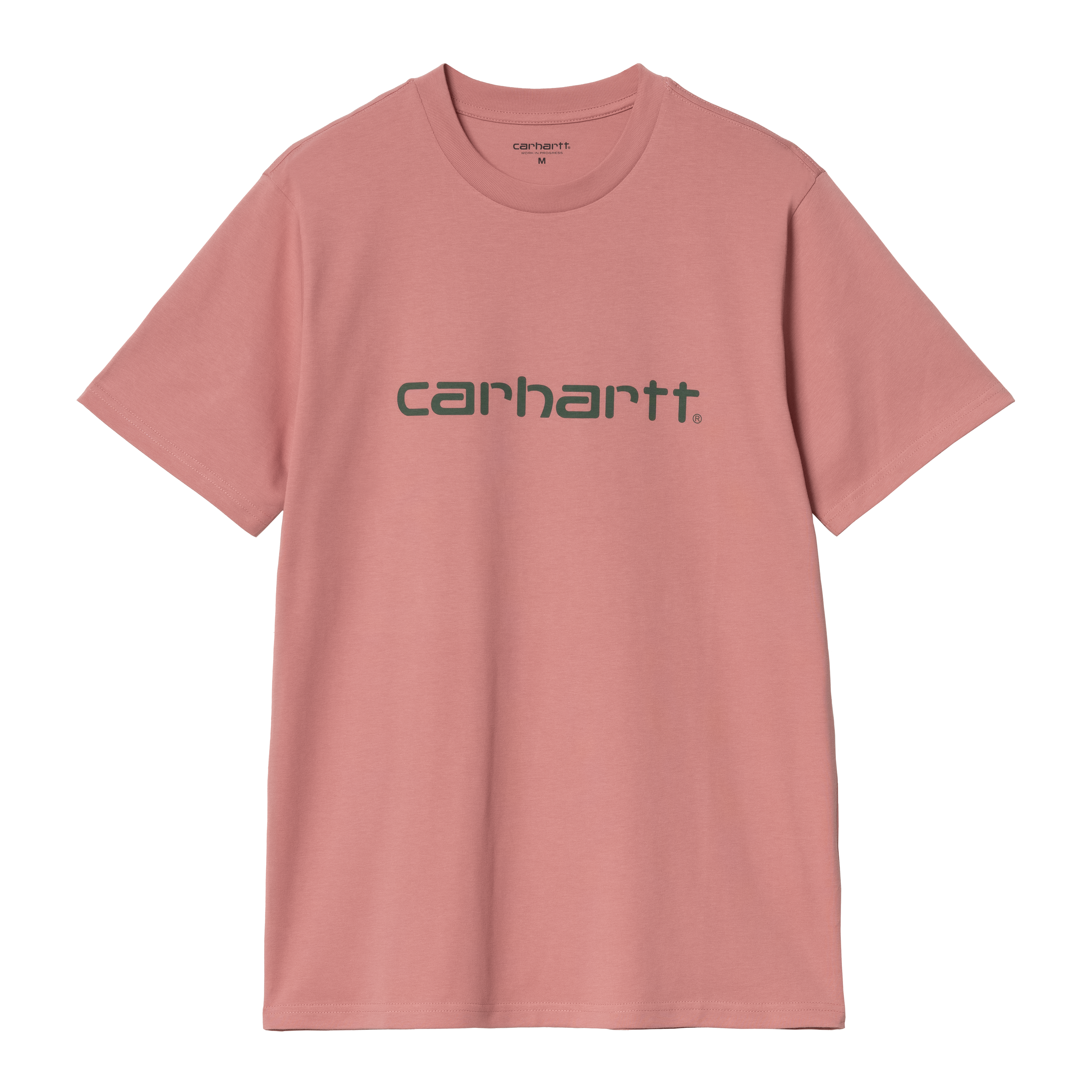 Carhartt WIP Short Sleeve Script T-Shirt in Rosa