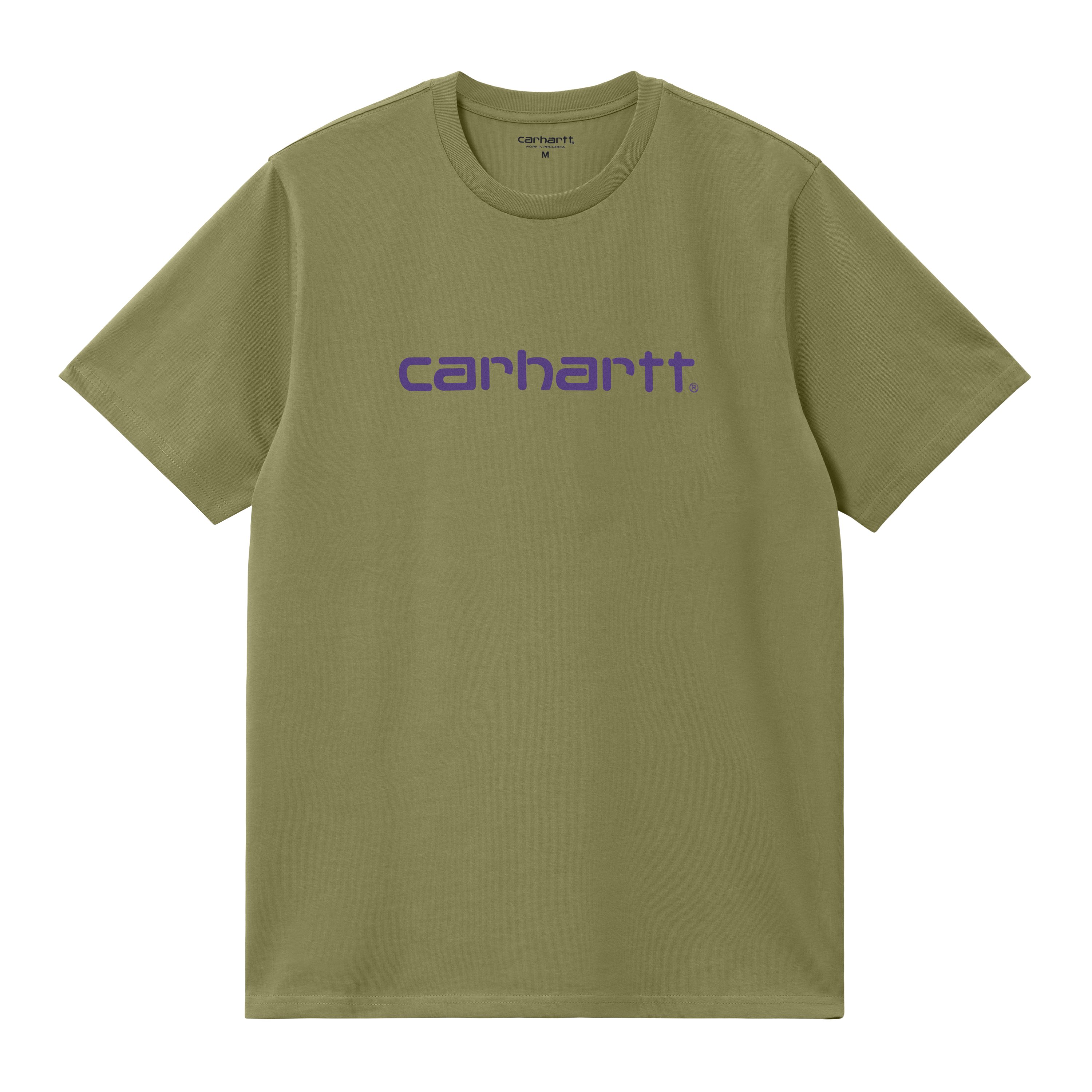 Carhartt WIP Short Sleeve Script T-Shirt in Verde