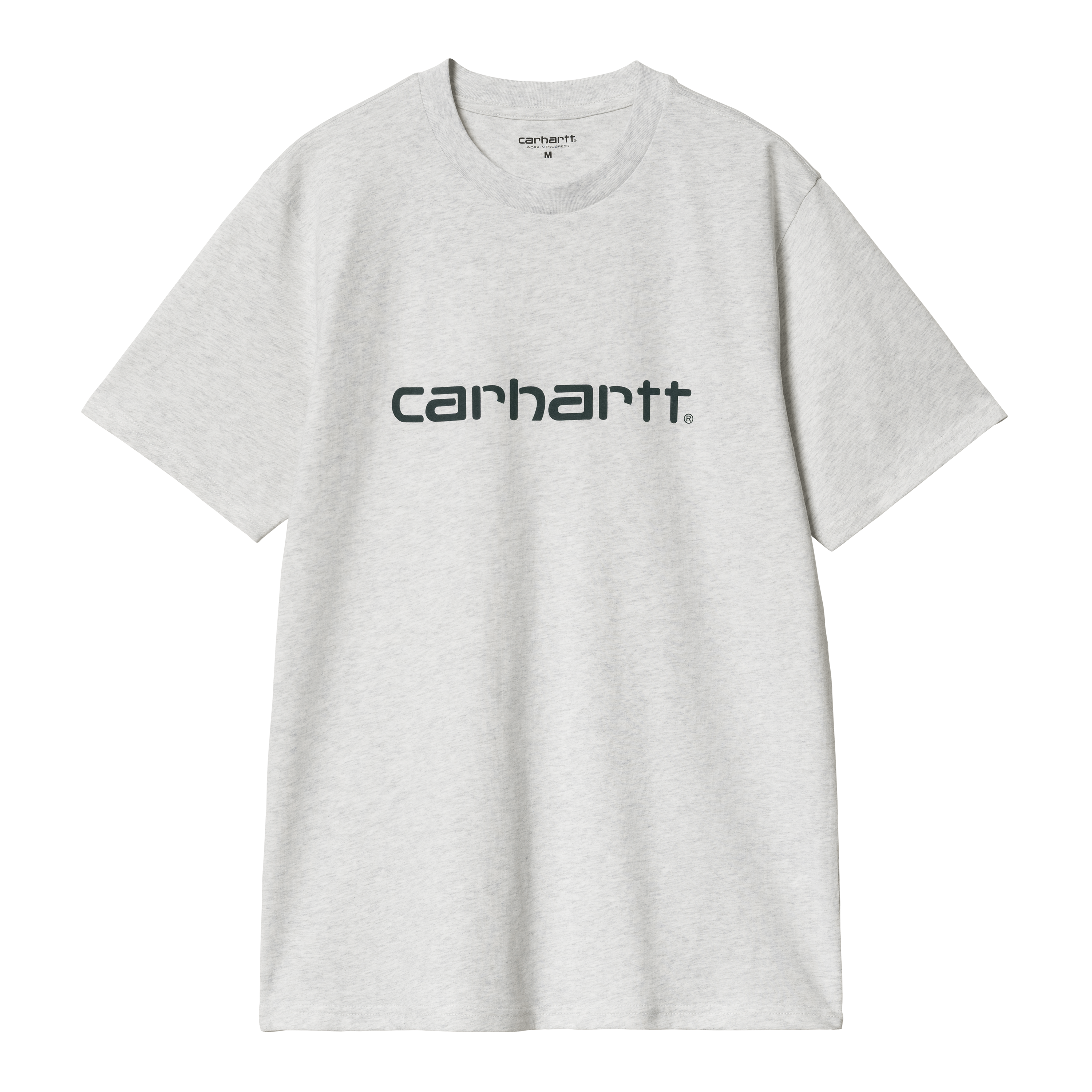 Carhartt WIP Short Sleeve Script T-Shirt em Cinzento