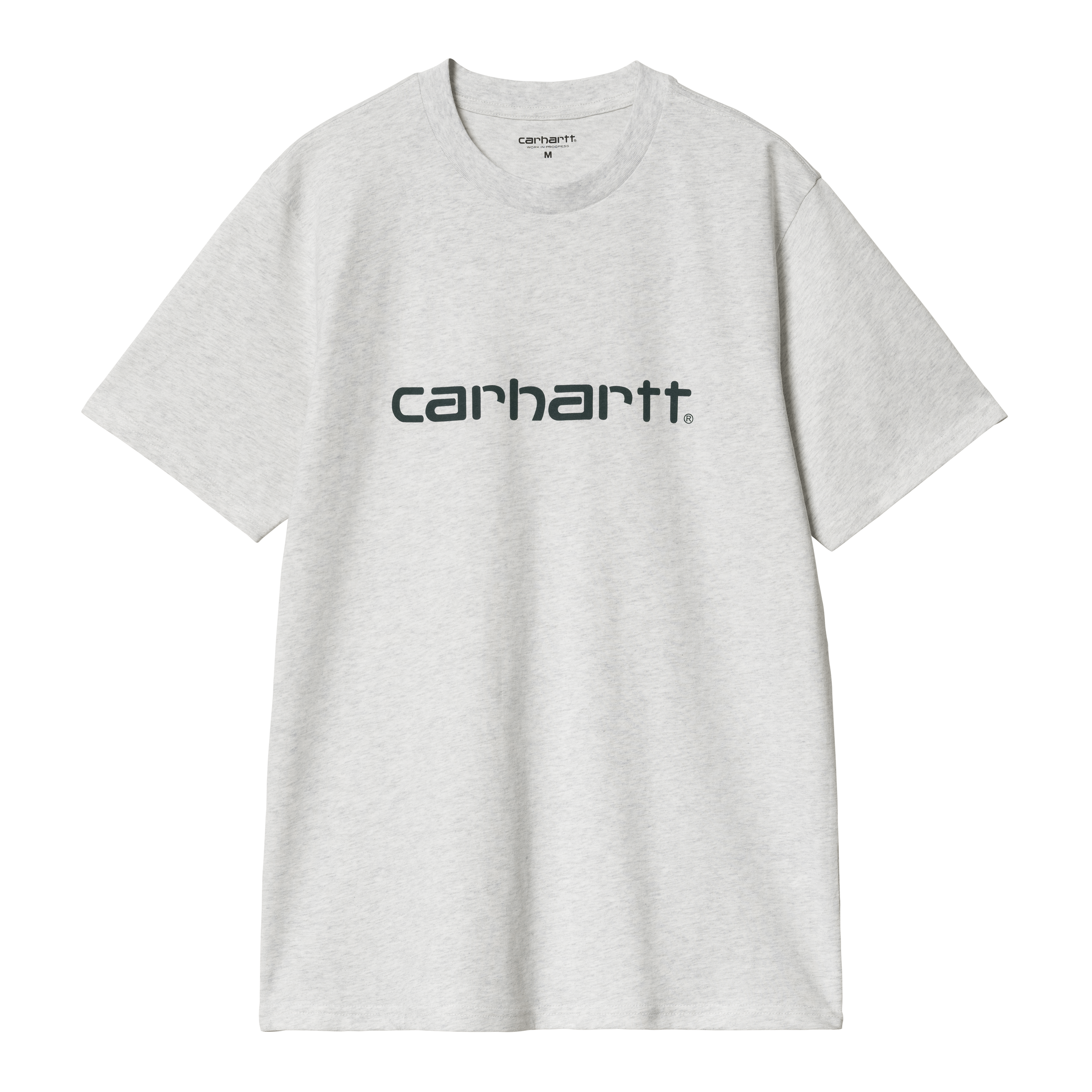 Carhartt WIP Short Sleeve Script T-Shirt in Grey