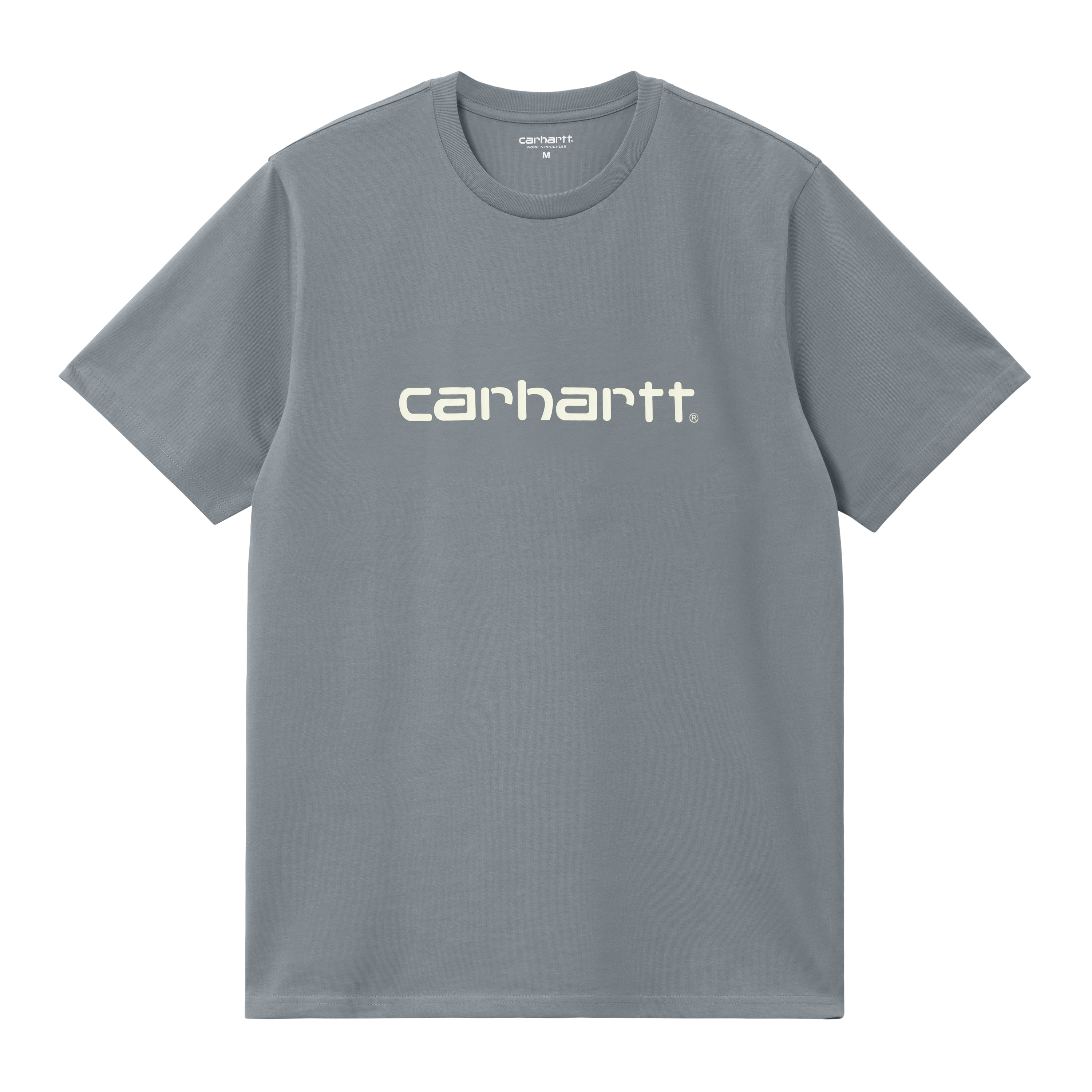Carhartt WIP Short Sleeve Script T-Shirt in Blue