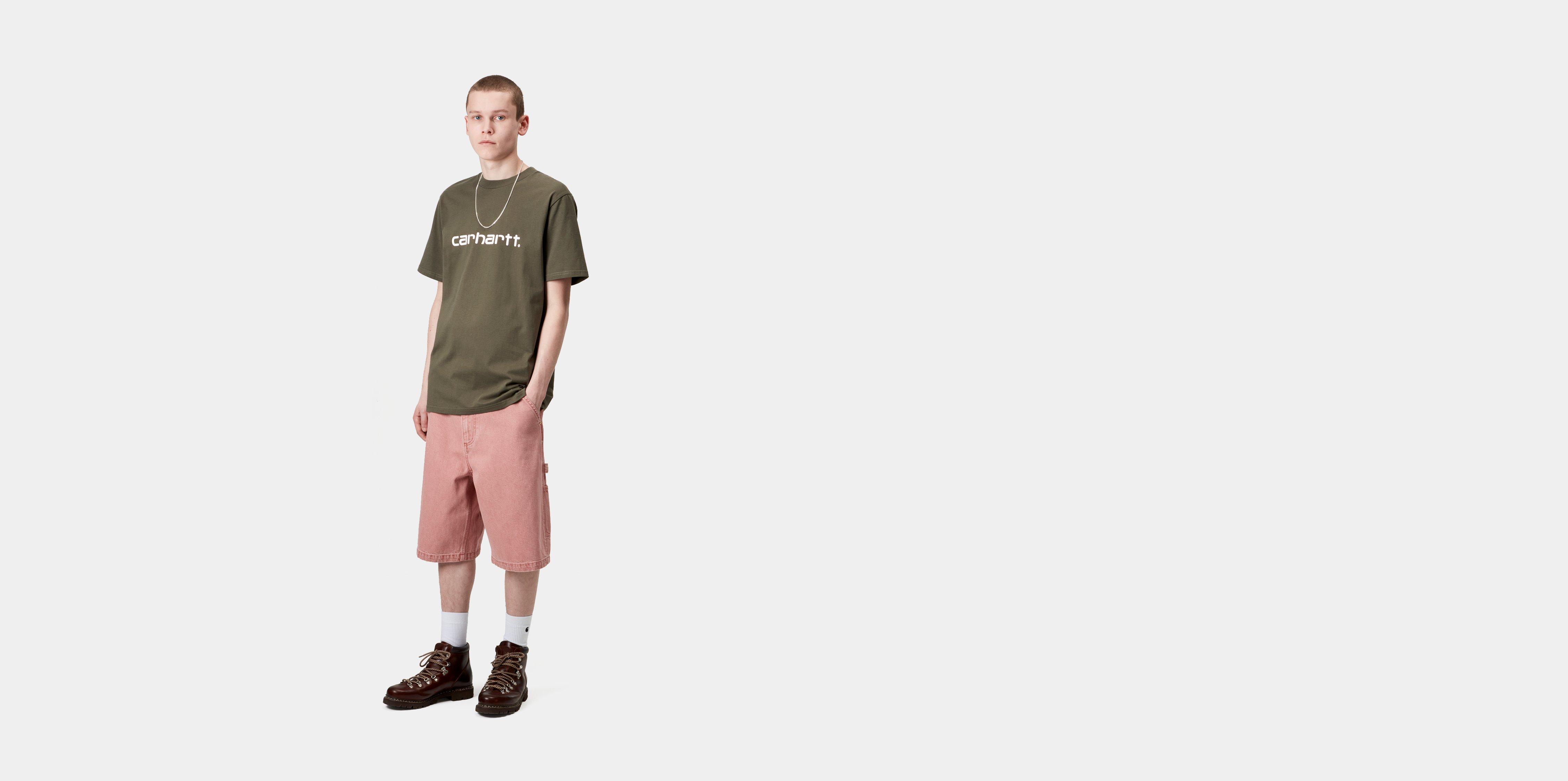 Carhartt WIP Short Sleeve Script T-Shirt in Green