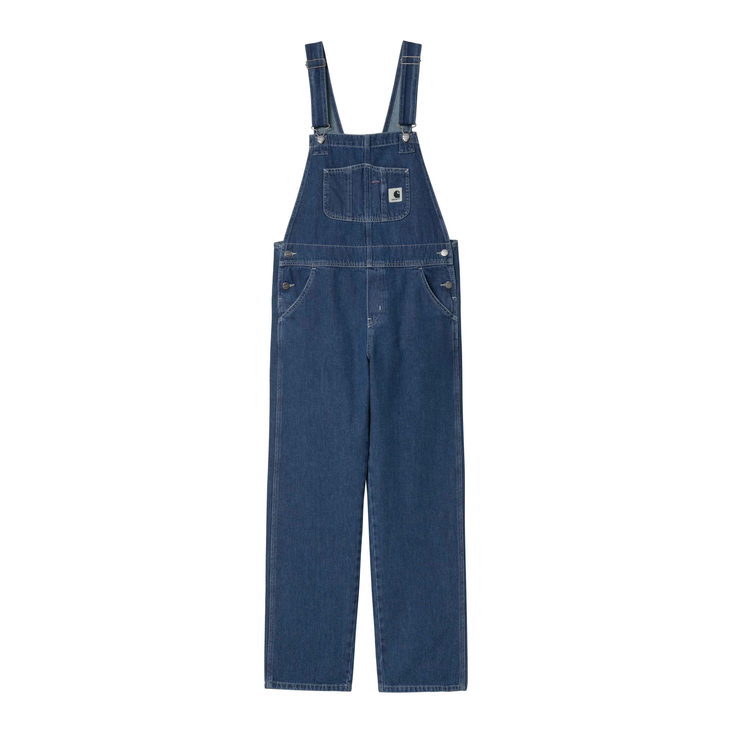 Carhartt WIP W' Bib Overall Straight, Blue | Official Online