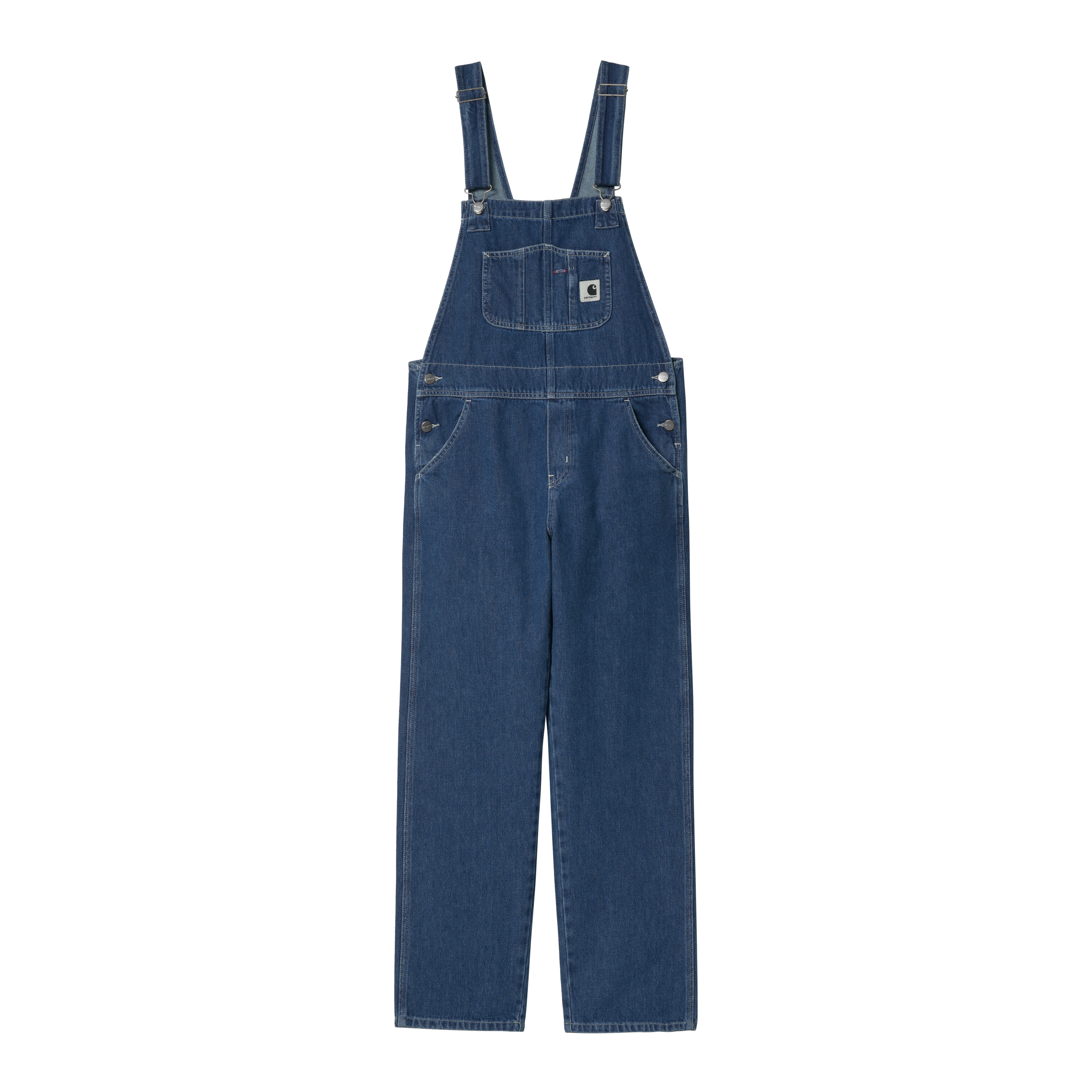 Carhartt workvest ブルー Sサイズ Carhartt WIP W' Bib Overall Straight, Blue | Official Online