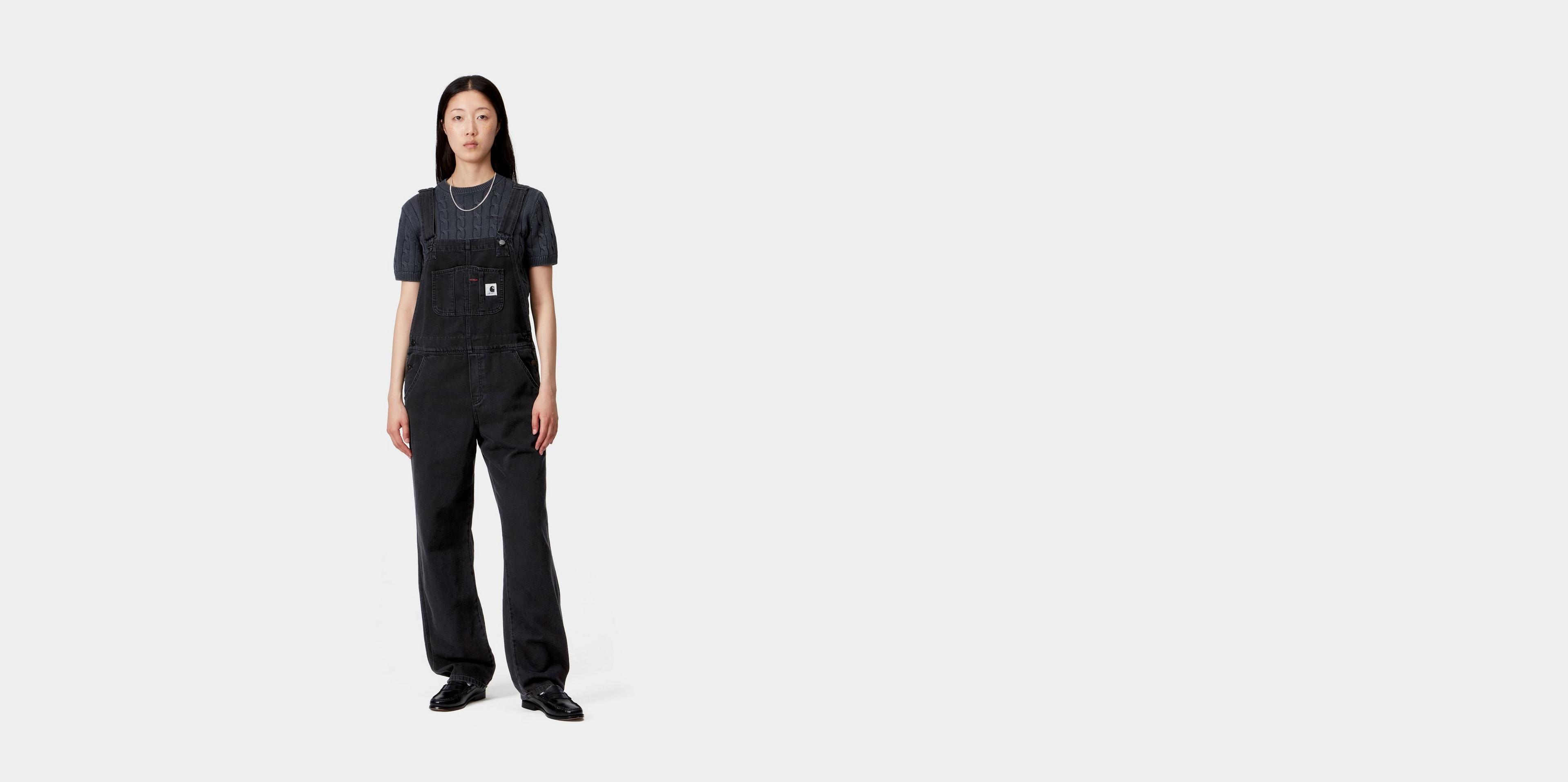 Carhartt WIP W' Bib Overall Straight, Black | Official