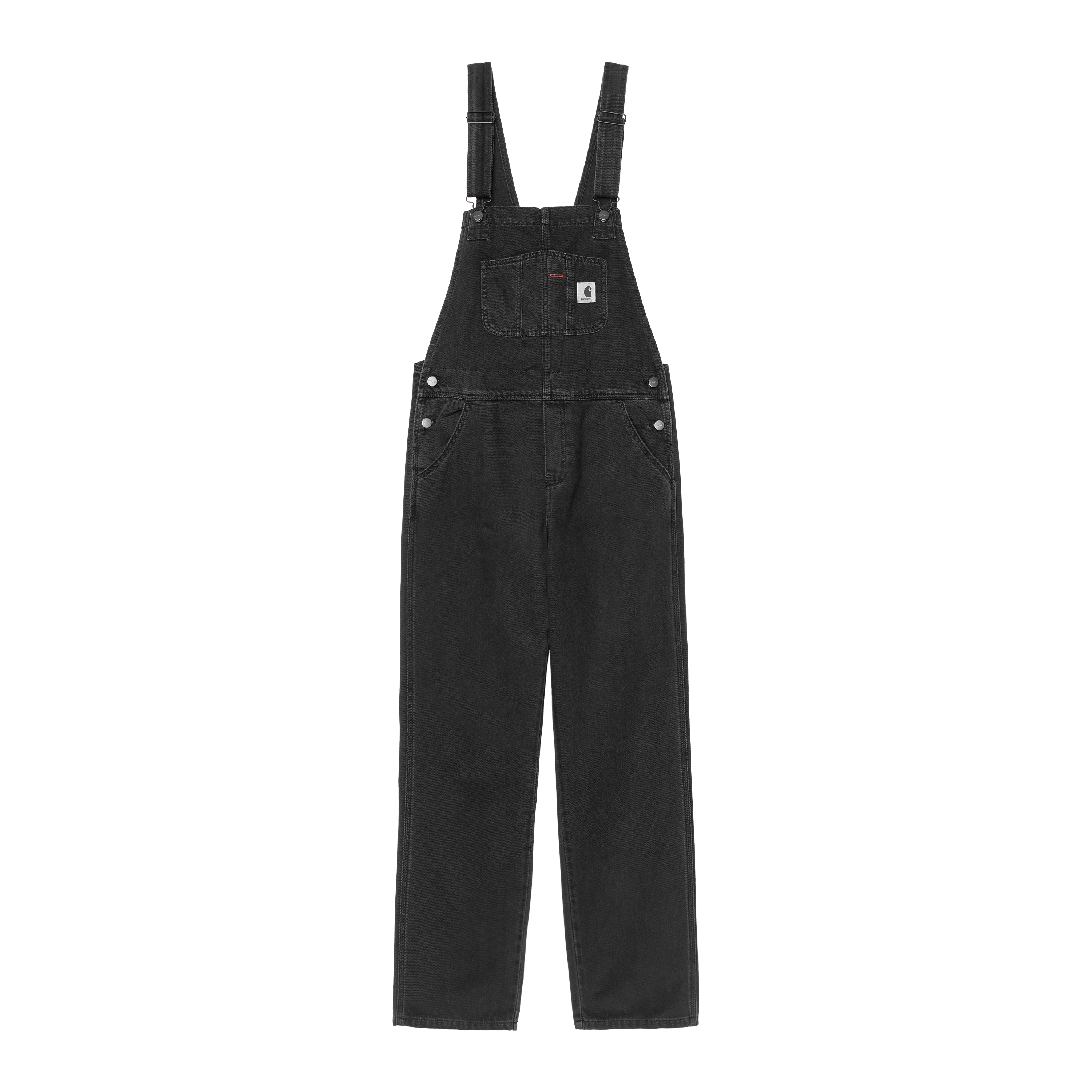 Carhartt WIP Women’s Bib Overall Straight in Schwarz