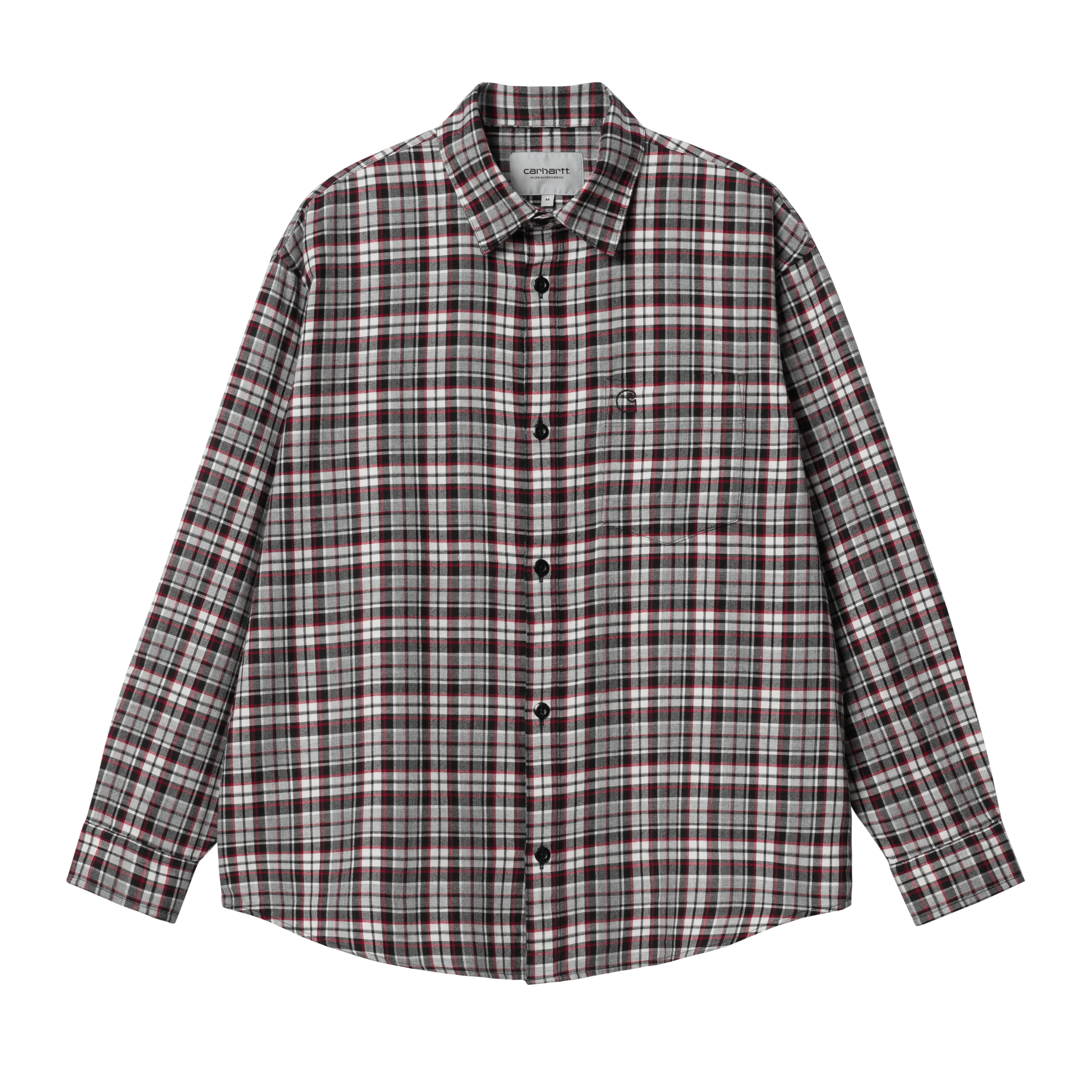 Carhartt WIP Long Sleeve Yuma Shirt in Grau